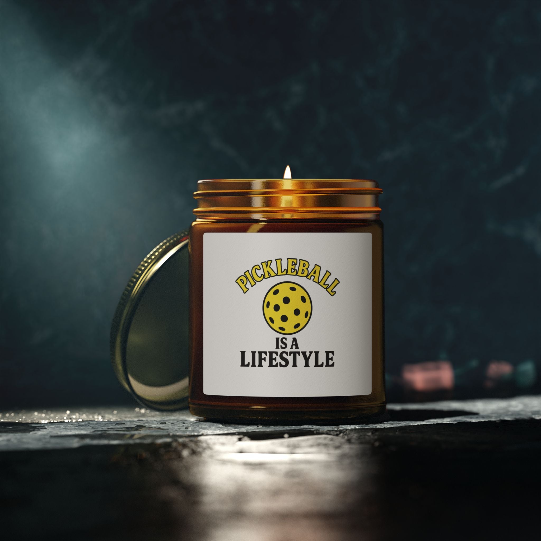 Pickleball Is a Lifestyle Candle | Coconut Apricot Wax | Eco-Friendly and Non-Toxic | 4oz or 9oz size | 9 scents