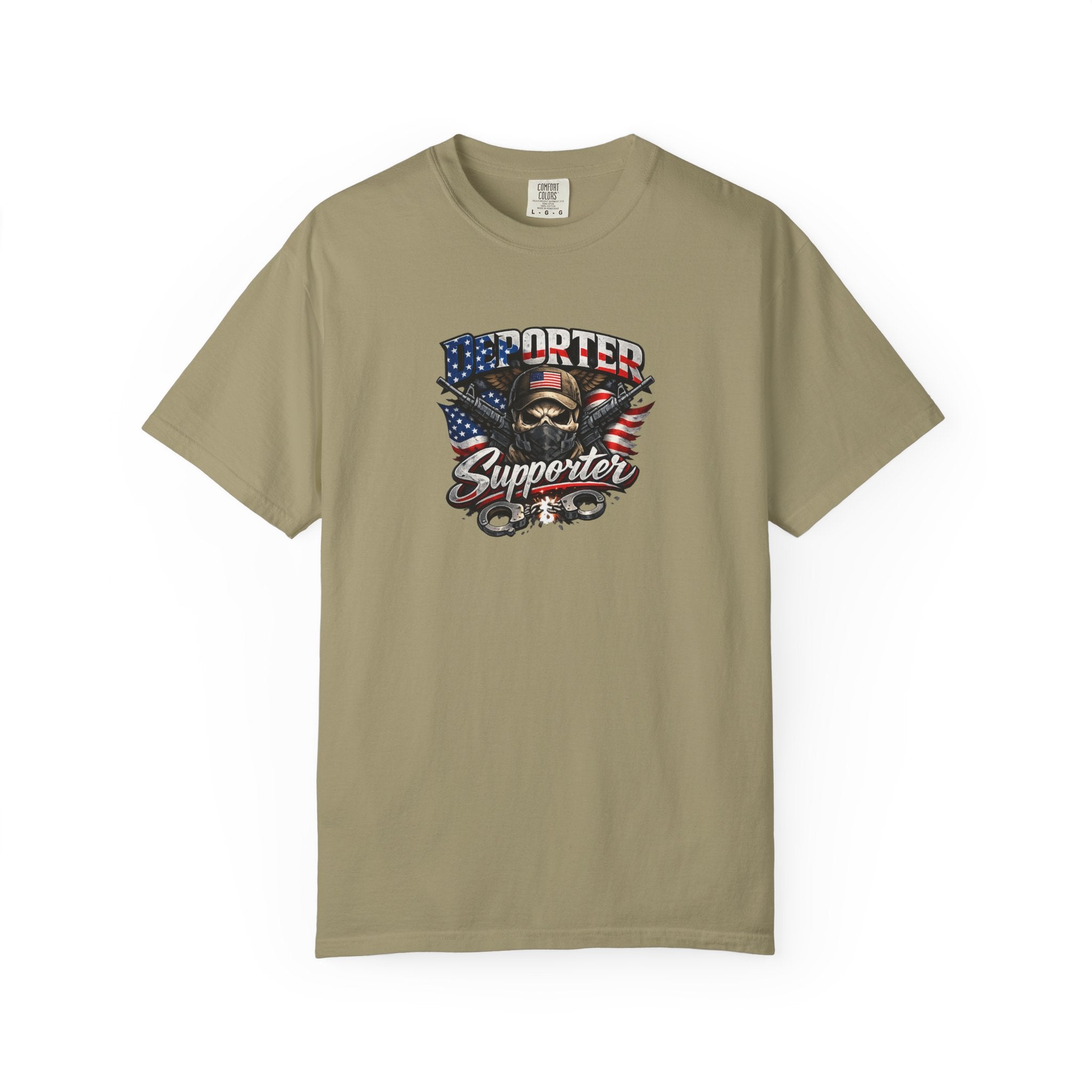 Deporter Supporter TShirt | Patriotic Statement Tee | American Pride Graphic Shirt | Freedom & Border Security Tee | 9 colors - 100% cotton
