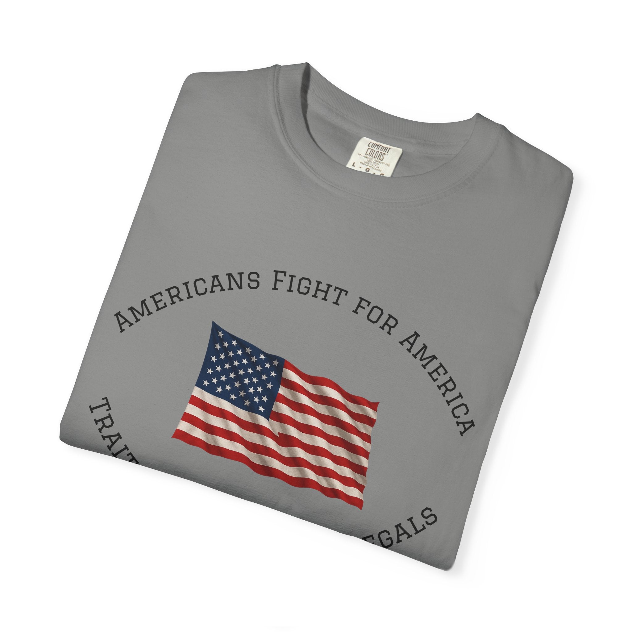 Patriotic American Flag Shirt | Bold USA Statement Tee | Freedom Graphic T-Shirt | Gift for Patriots | 5 colors - 100% cotton