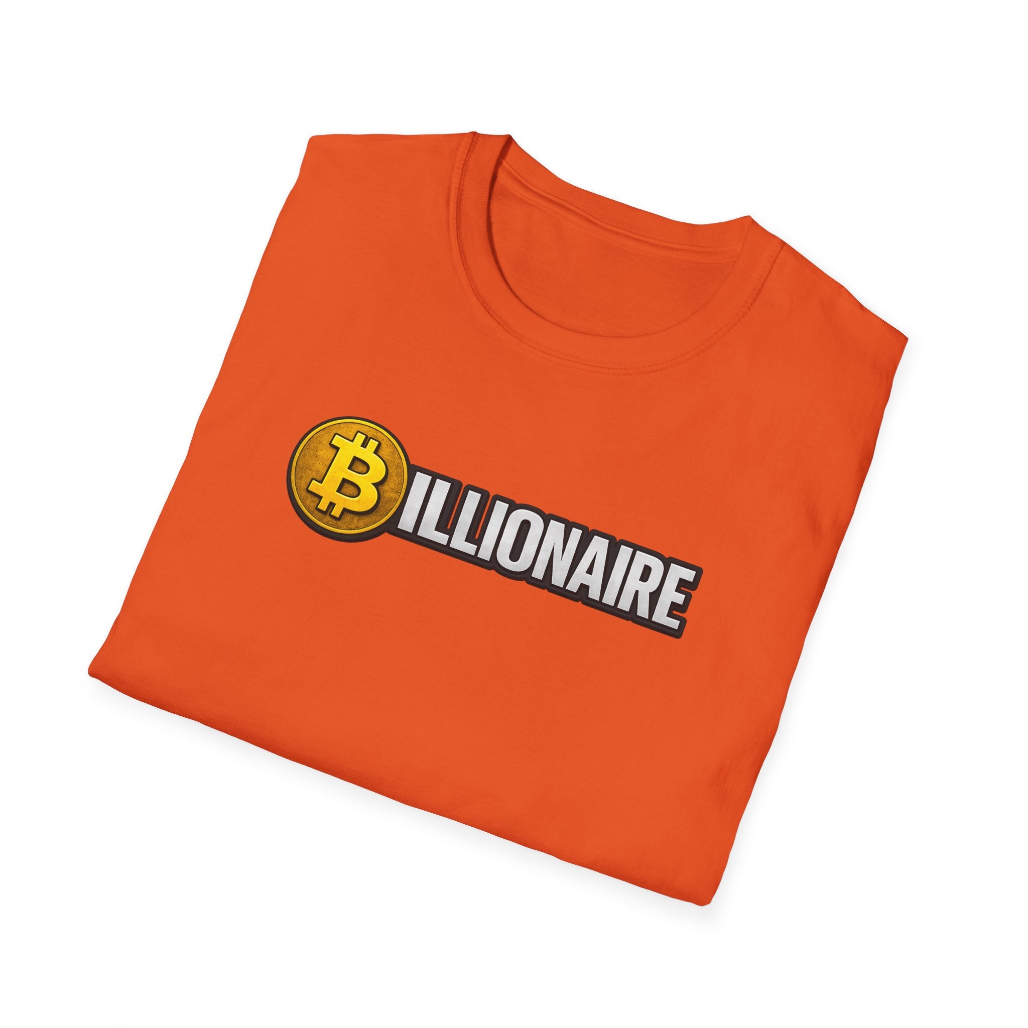 Bitcoin Billionaire T-Shirt | Show your crypto pride in style with this tee | 5 Colors - 100% cotton