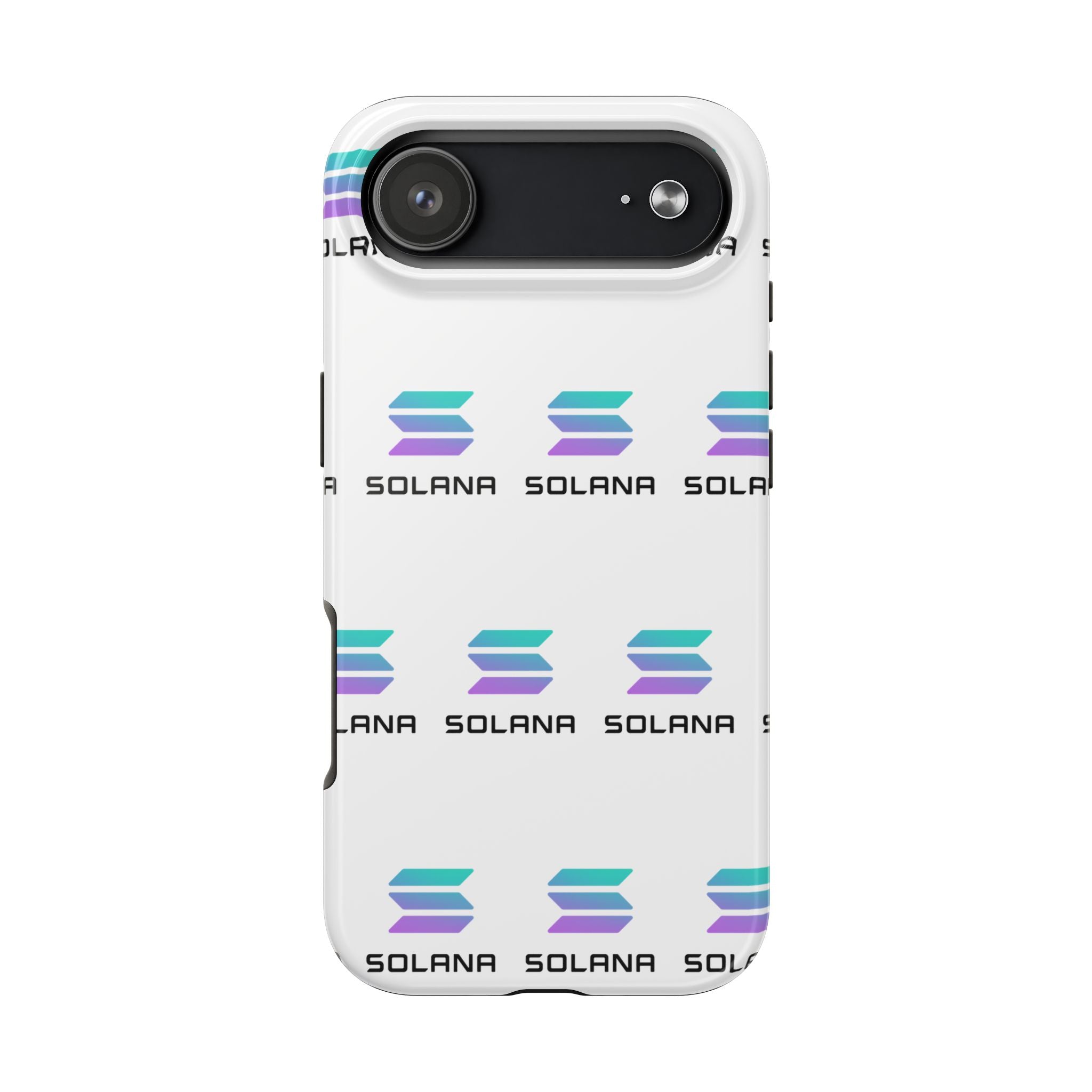 Solana Tough Phone Case | Crypto Phone Case | iPhone and Samsung Case | Glossy Protective Cover | SOL Phone Case
