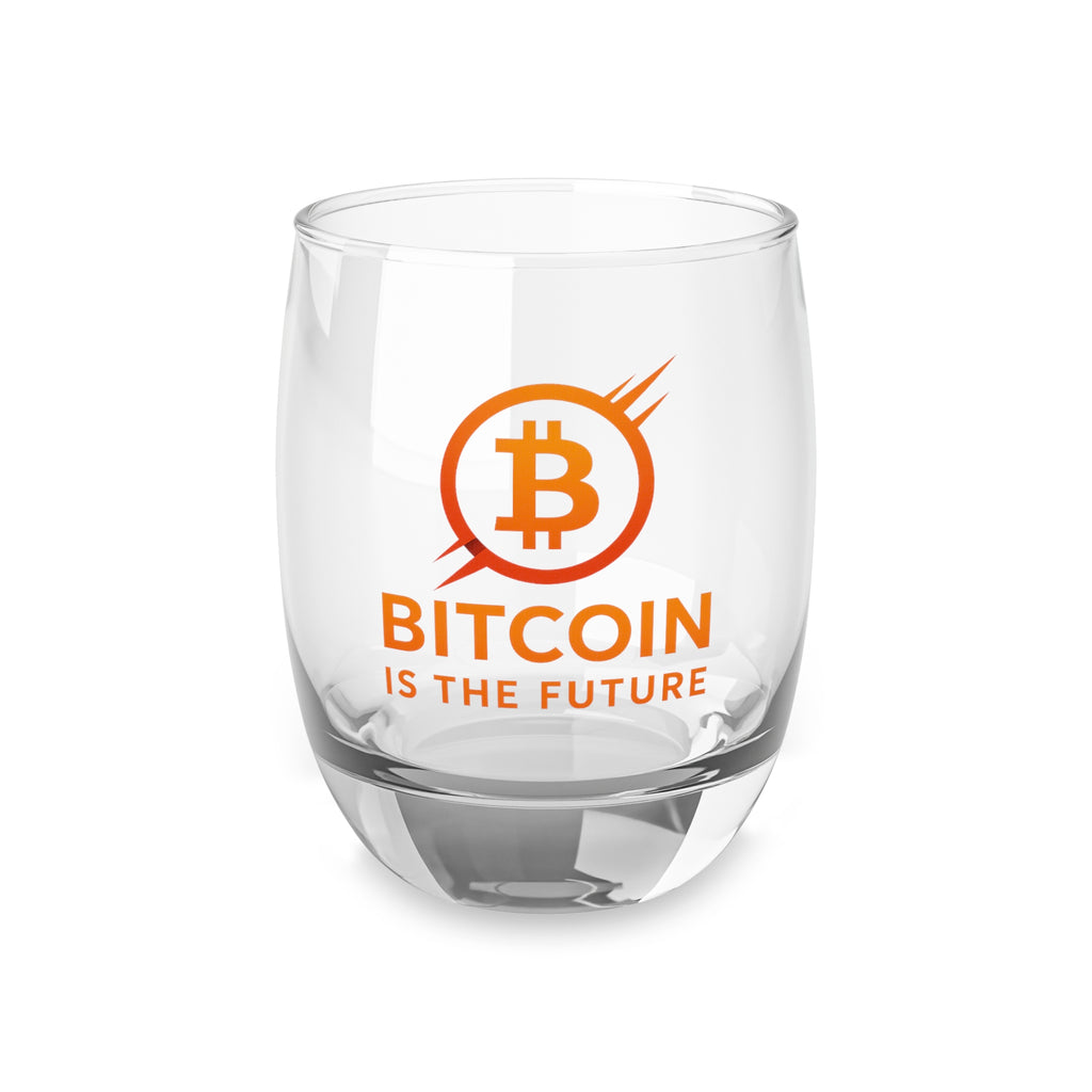 Bitcoin Is the Future Whiskey Glass | Crypto Rocks Glass | Bitcoin Gift for Investors