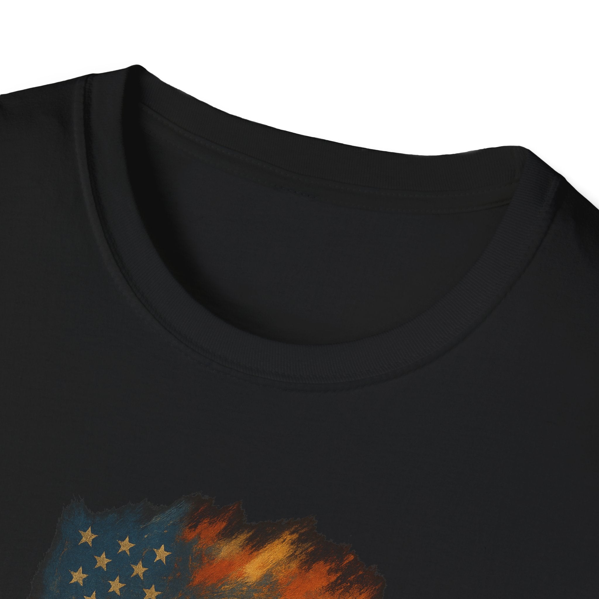 Bitcoin Patriot Flag & Coin Tshirt |  BTC Crypto Art Tee | 100% cotton
