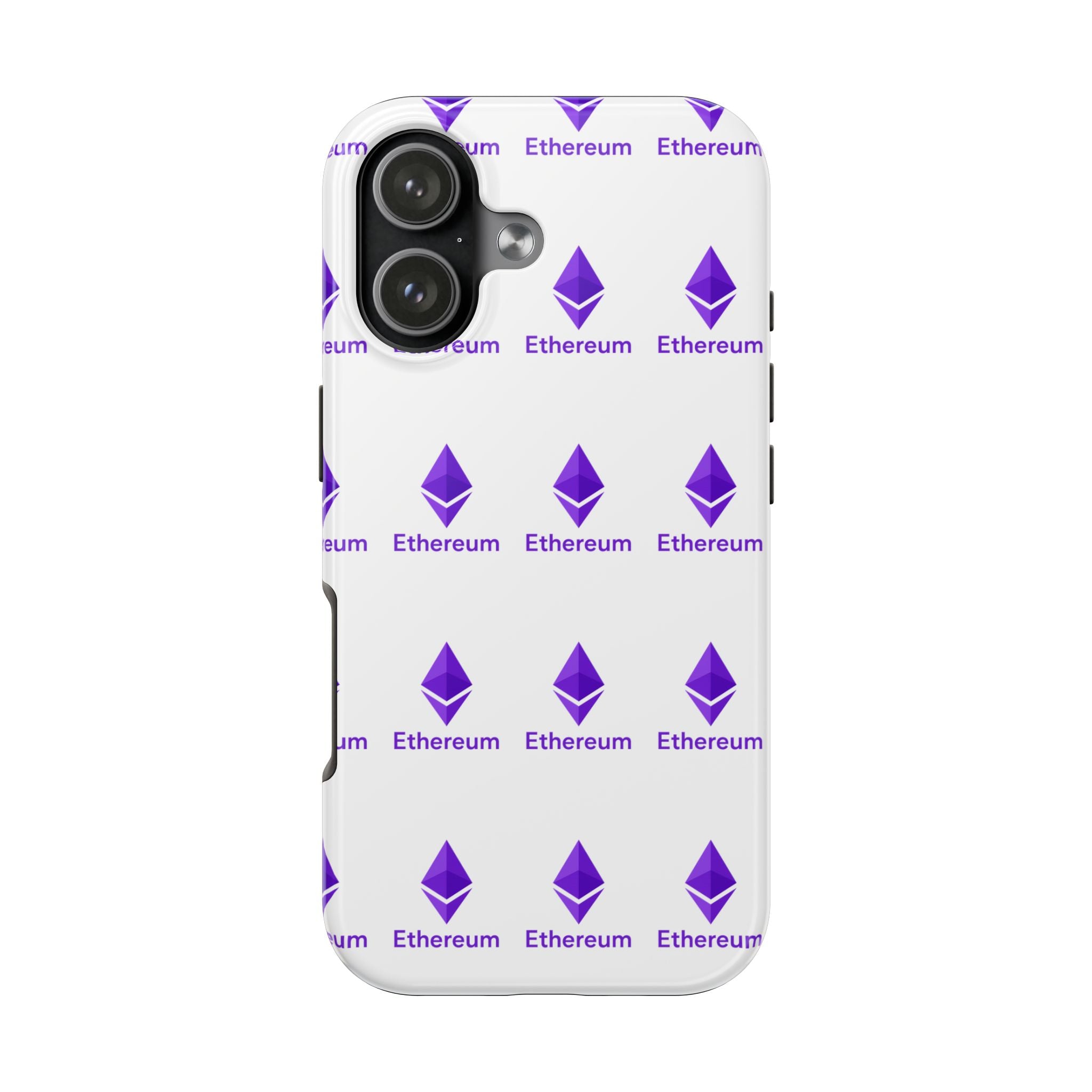 Ethereum Tough Phone Case | Crypto iPhone Samsung Case | Glossy Protective Phone Cover | Impact Resistant ETH Case