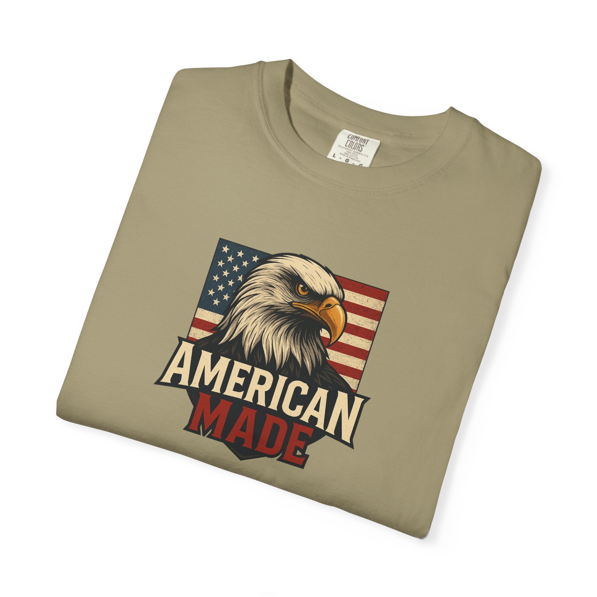 Patriotic Eagle T-Shirt for Freedom Lovers | American Made USA Pride | Gift for Veterans | 4th of July Celebration | 6 colors - 100% cotton