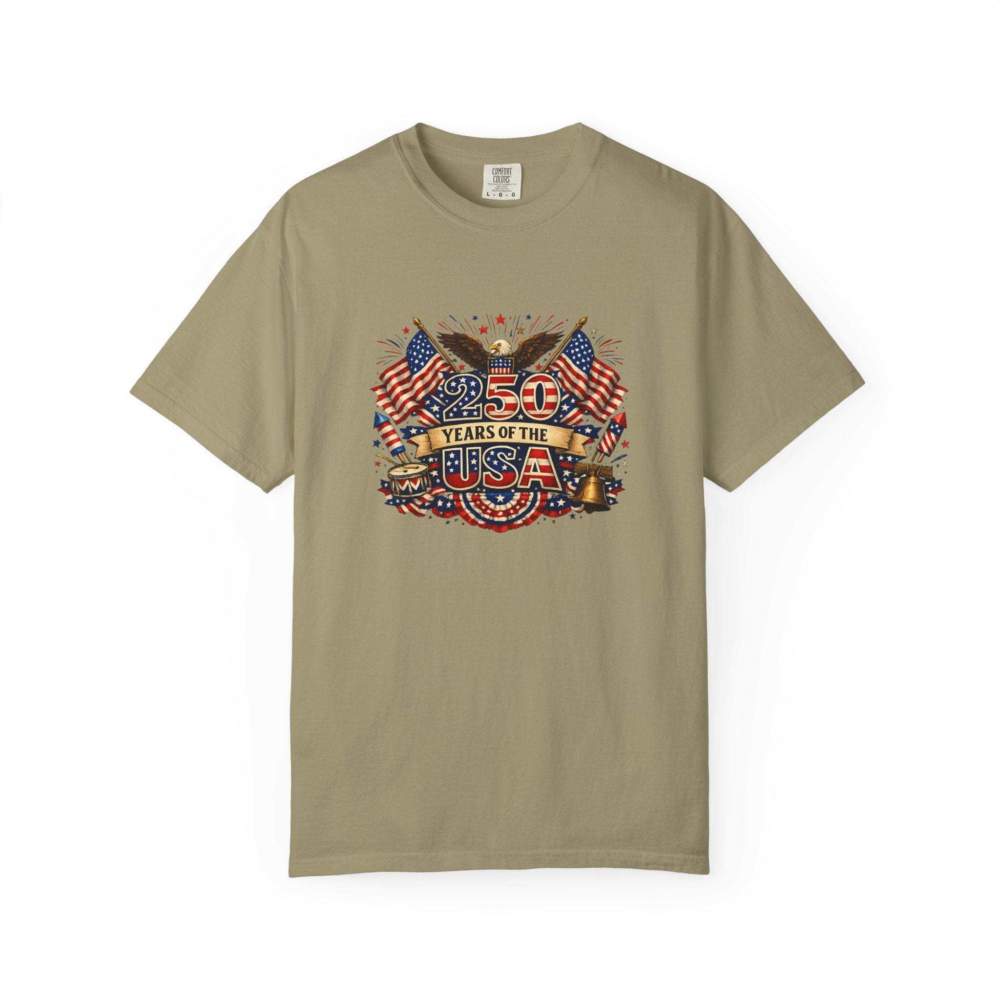 USA 250th Anniversary Shirt | Patriotic America 1776-2026 Tee | 4th of July Tshirt | Independence Day Gift | 8 colors - 100% cotton
