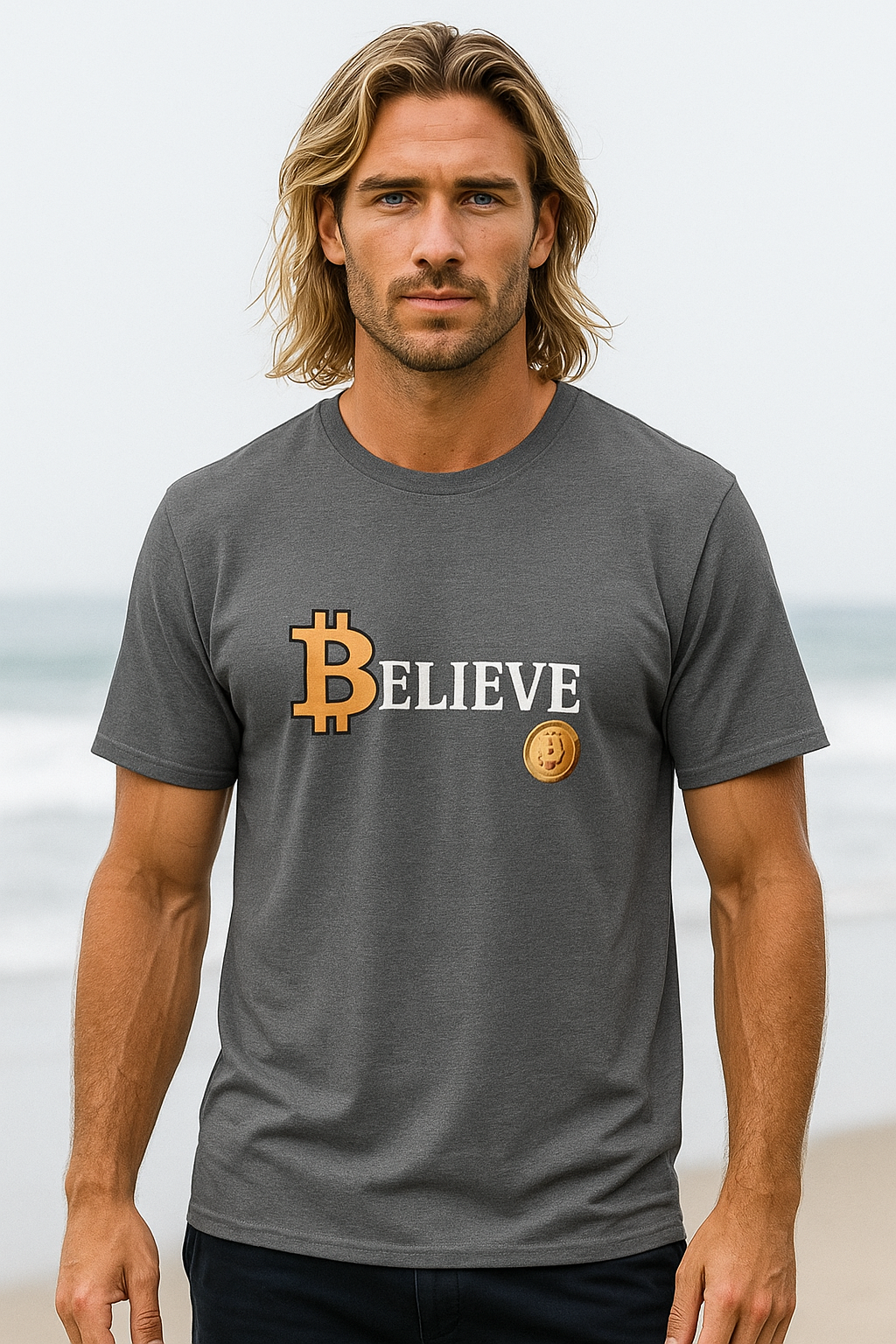 Bitcoin Believe T-Shirt Tee | Power in Every Thread | 4 colors - 100% cotton