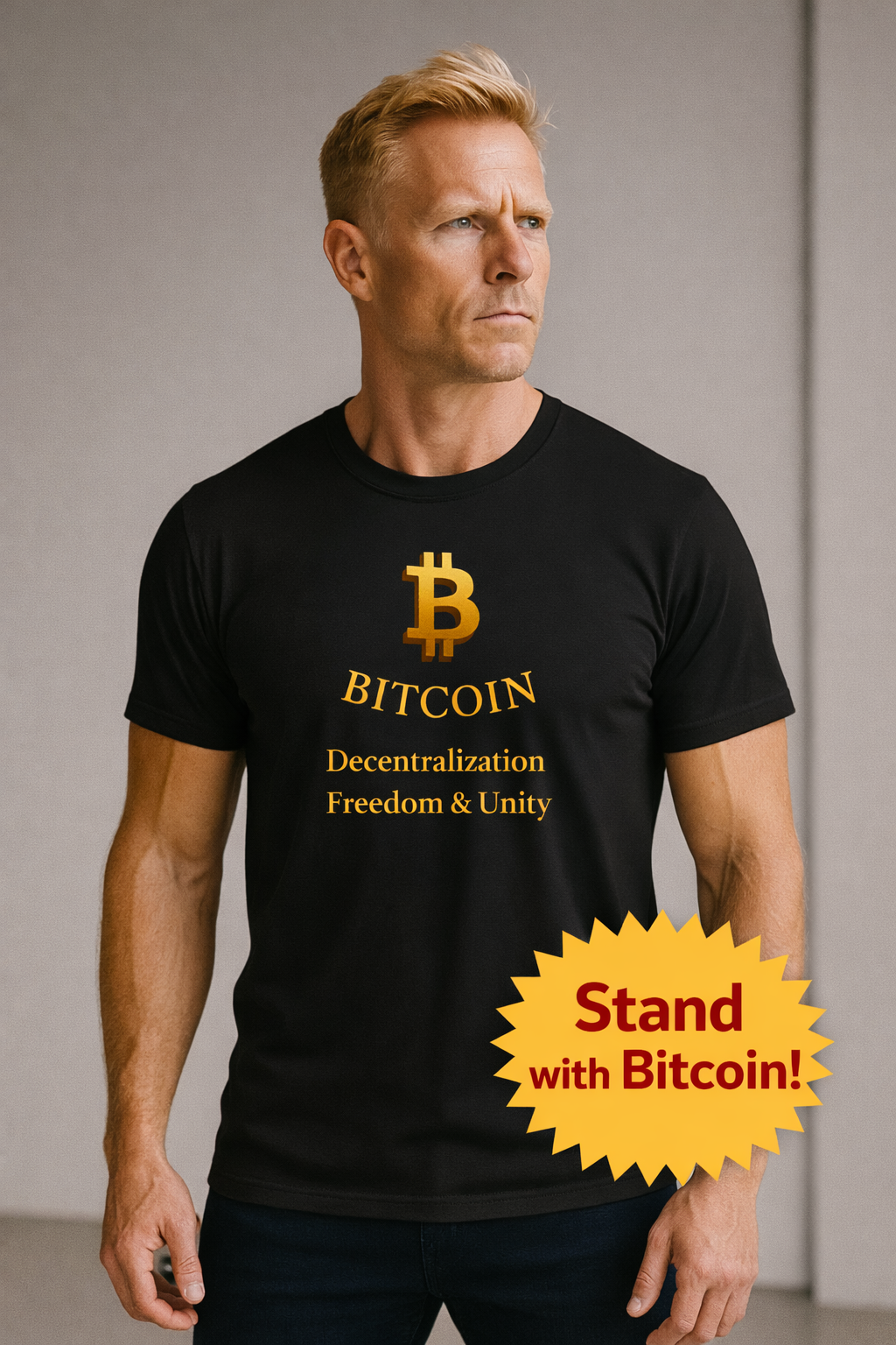 More than a Bitcoin tee, Its a statement | Decentralization, Unity, Power | 4 colors -  100% cotton