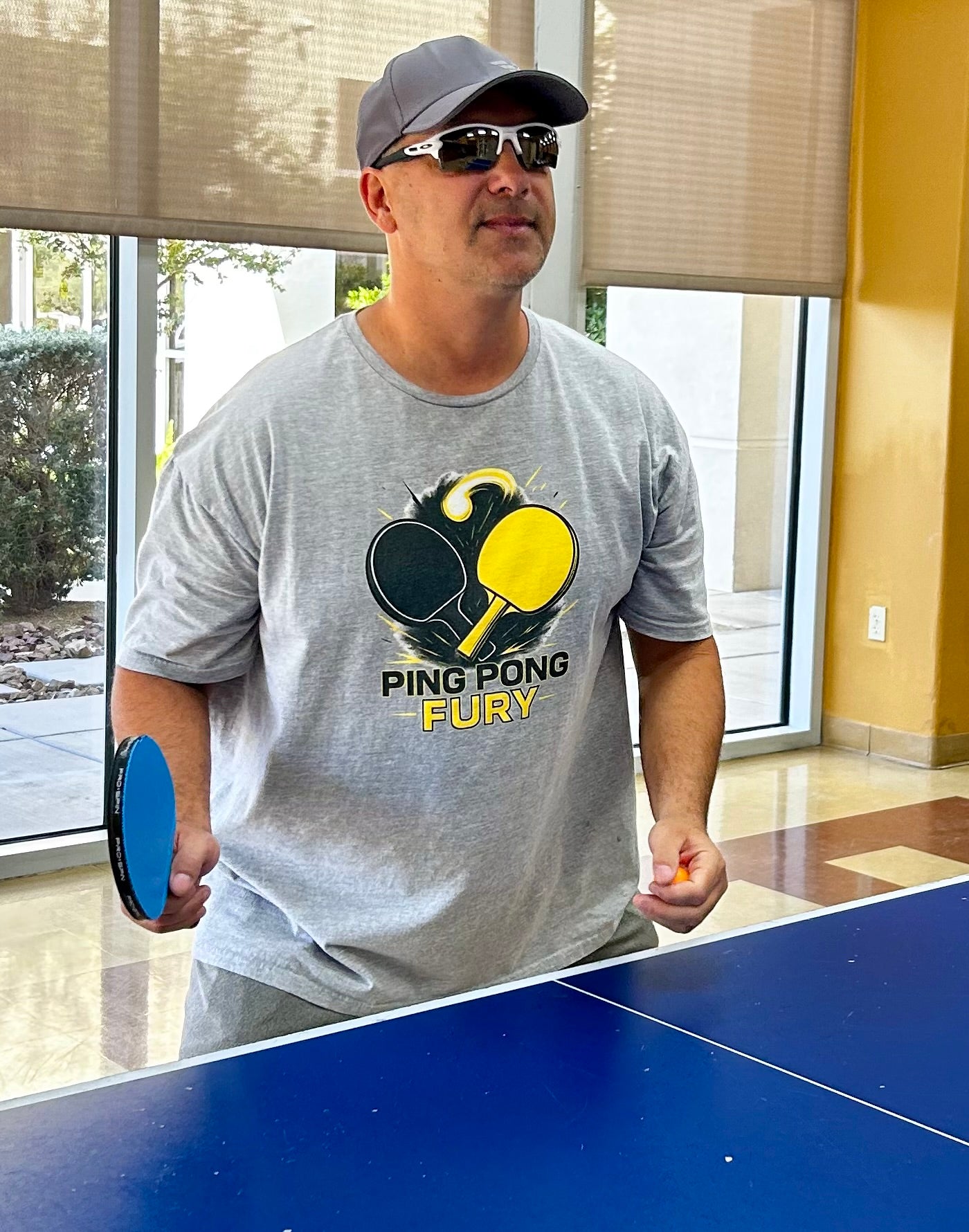 Ping Pong Fury Graphic Tee | Bold Table Tennis Style & Premium Comfort | 2 colors - 100% cotton