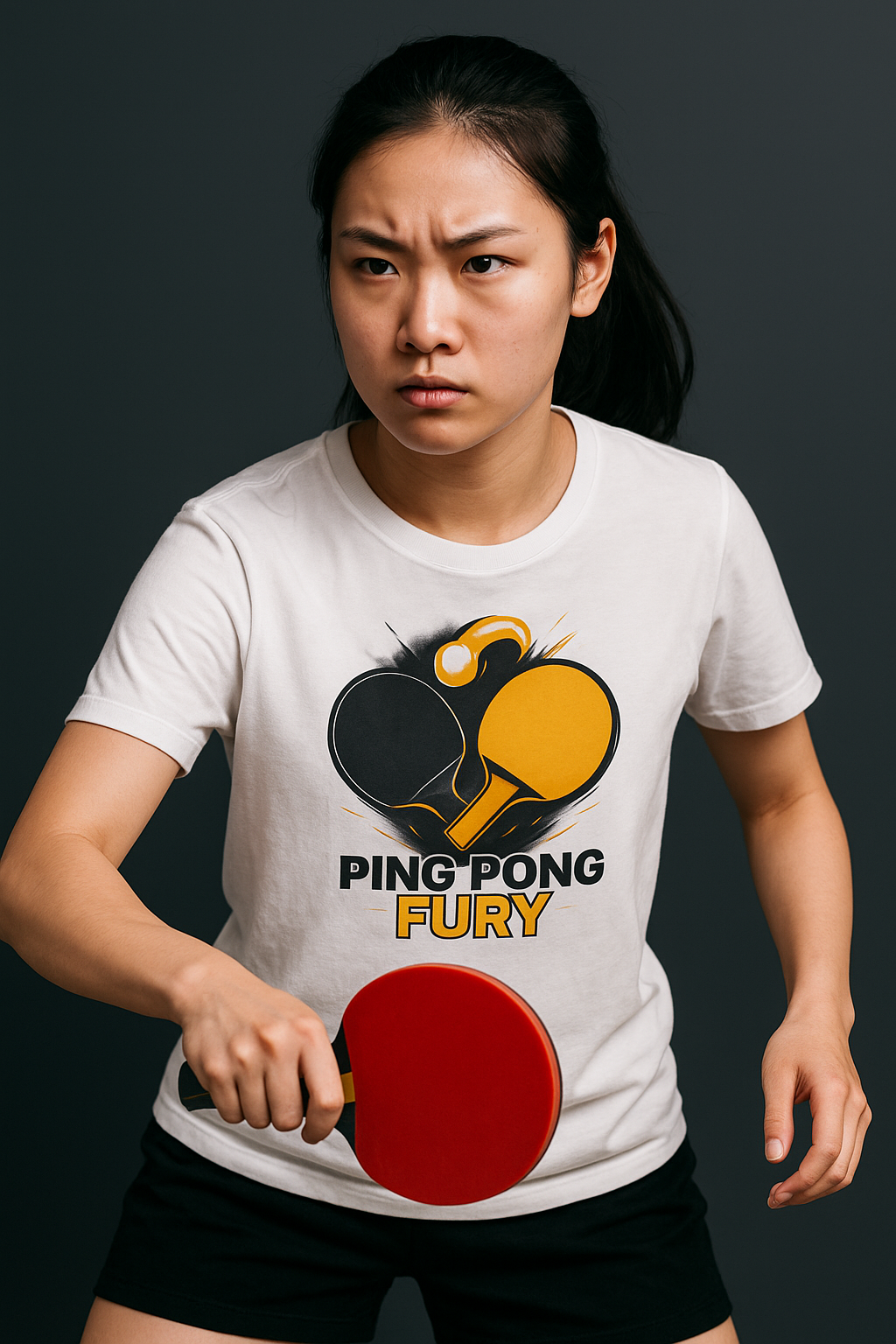 Ping Pong Fury Graphic Tee | Bold Table Tennis Style & Premium Comfort | 2 colors - 100% cotton
