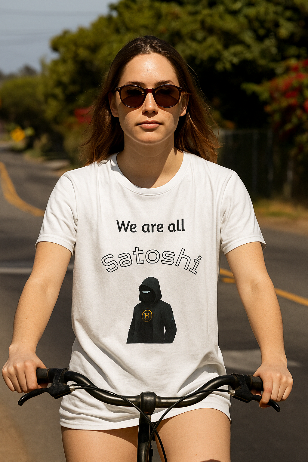 We Are All Satoshi Bitcoin T-Shirt | A symbol of unity, anonymity, and unstoppable innovation | 5 colors - 100% cotton