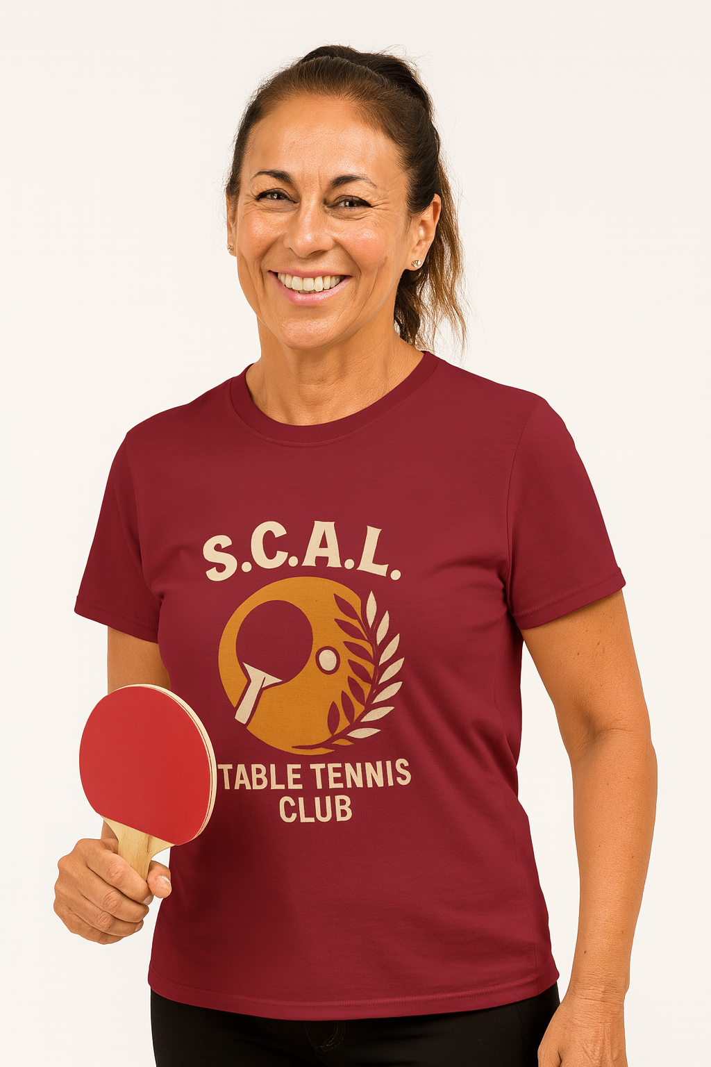 S.C.A.L. Table Tennis Club TShirt |  Custom made for Sun City Aliante | 5 colors 100% cotton
