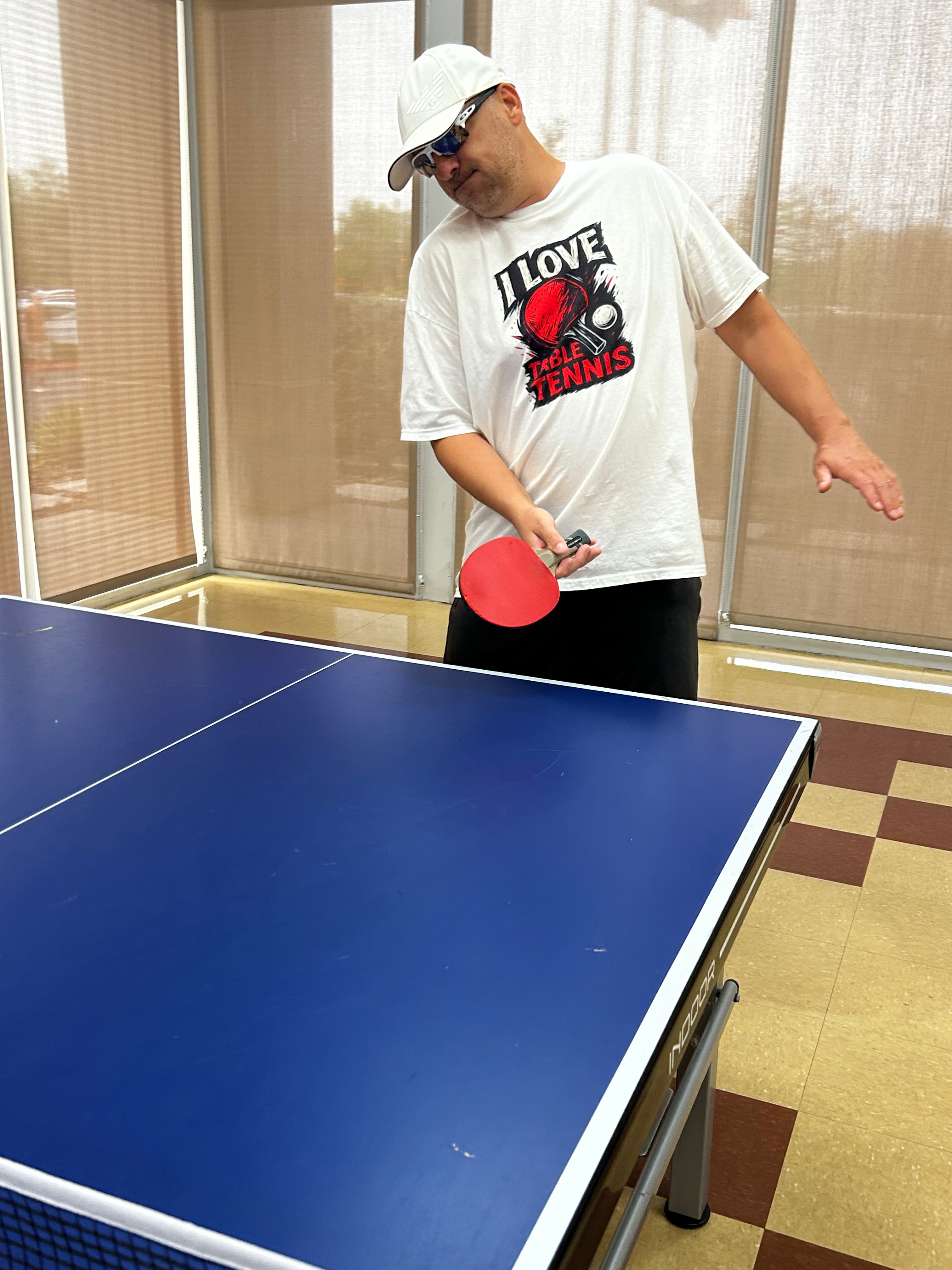 I Love Table Tennis T- Shirt Ping Pong Tee | Smash it with style | 4 colors -  100% cotton