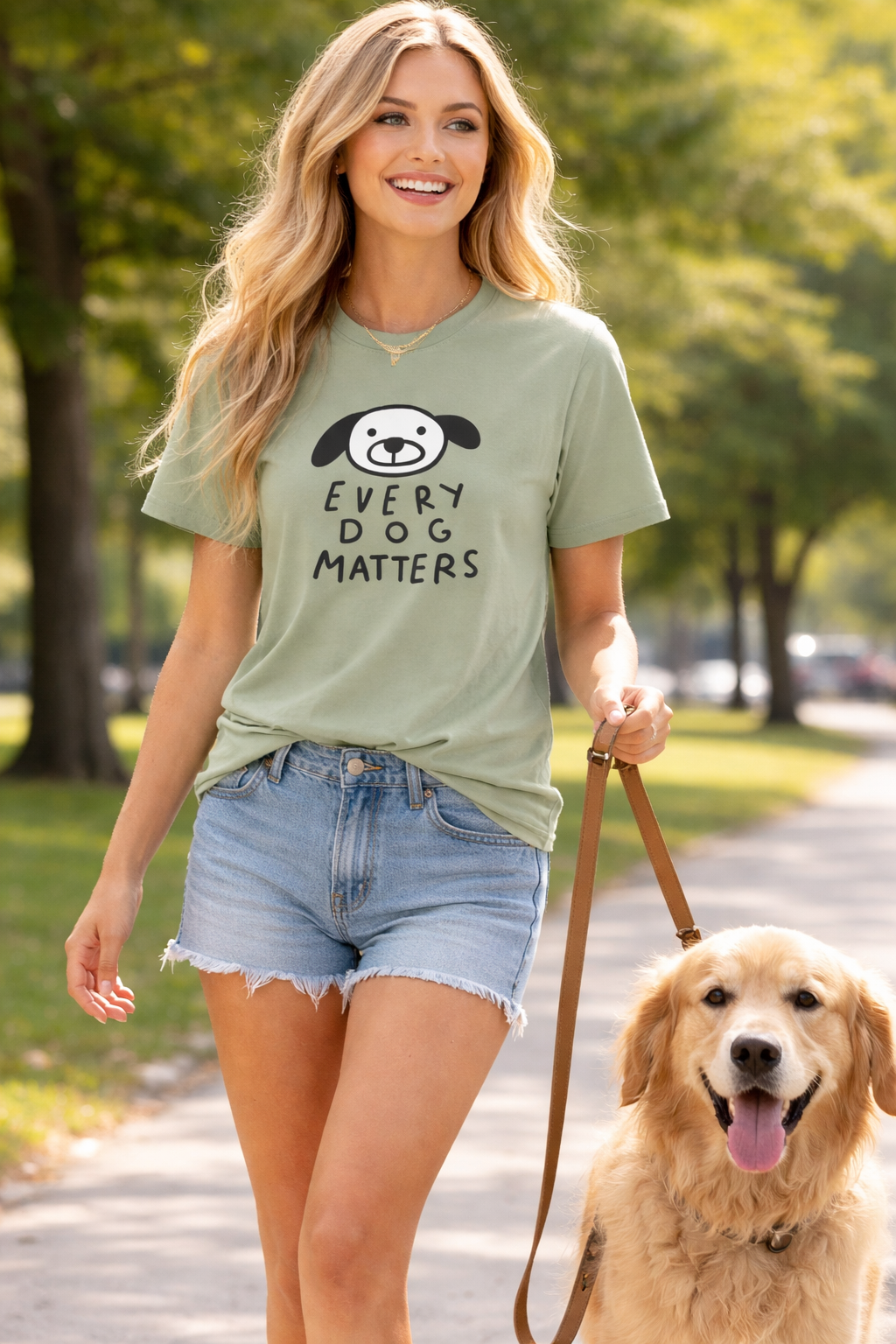 Every Dog Matters TShirt | Cute Dog Lover Shirt| Rescue & Adoption Tee | Animal Lover Gift | Pet Lover Top | 7 colors - 100% cotton