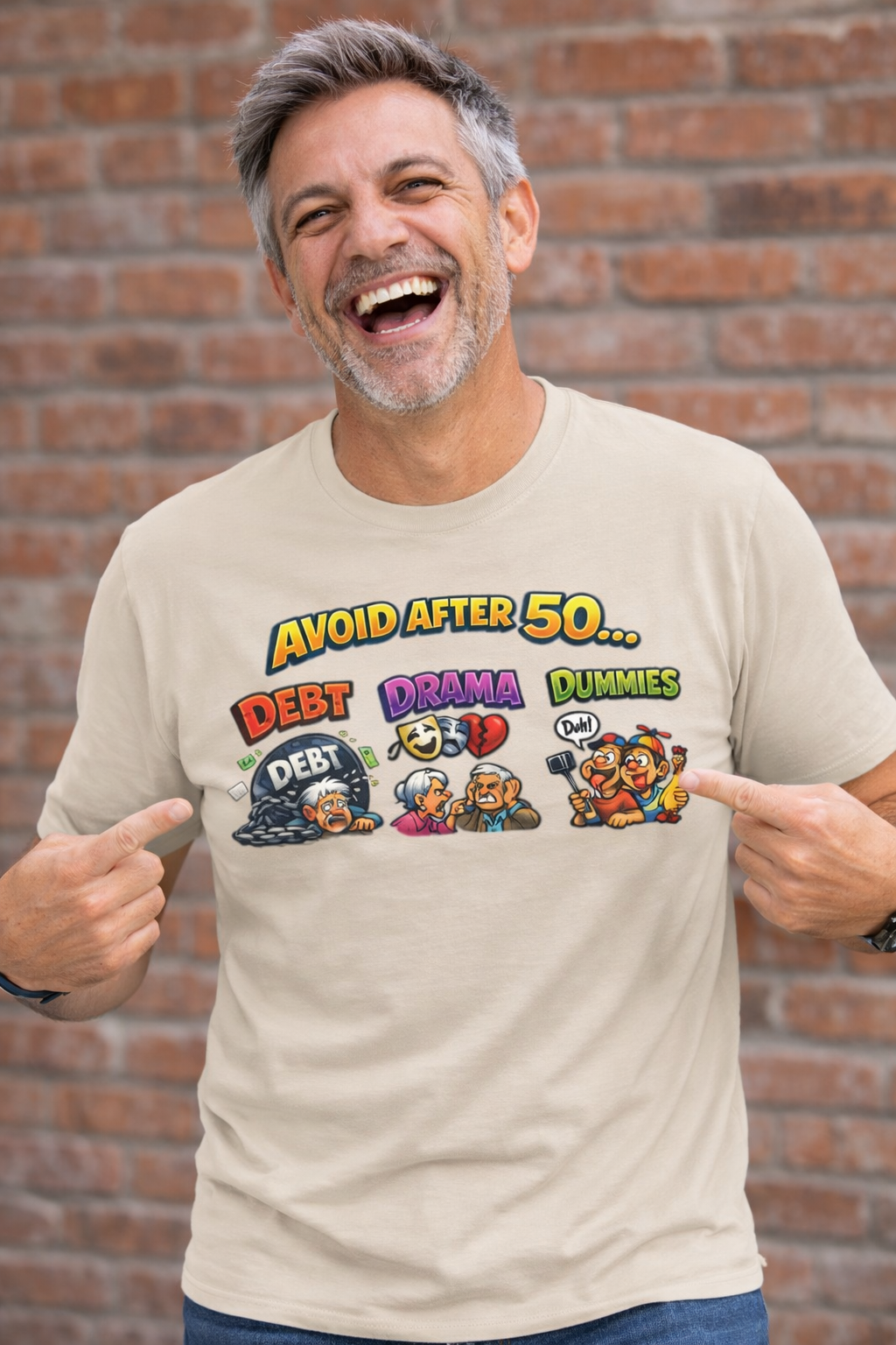 Avoid After 50 Funny T-Shirt | Birthday Gift for Men & Women Over 50 | Sarcastic Aging Tee | 8 colors -100% cotton