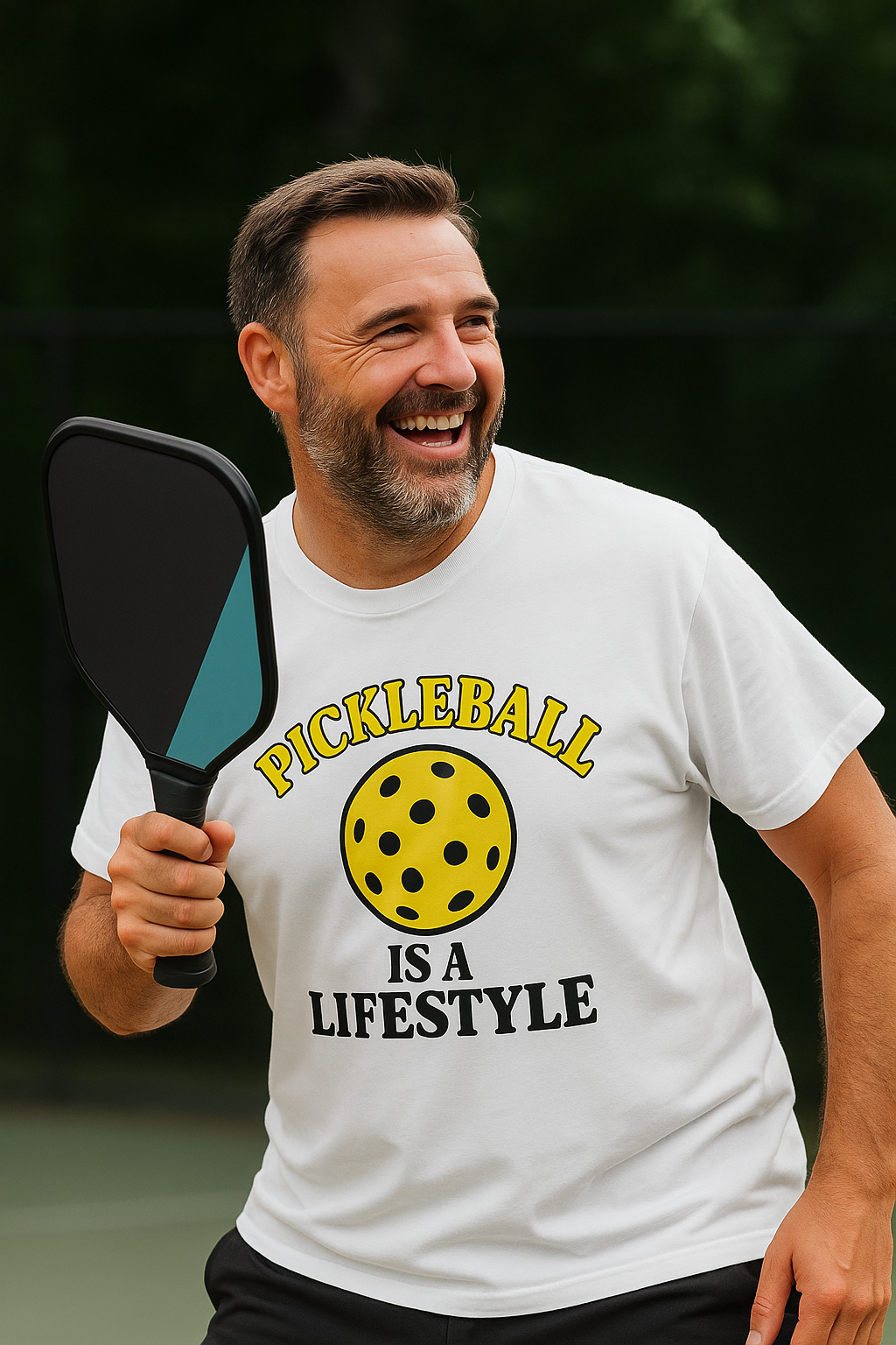 Pickleball Is Life Tee | Bold Retro Pickleball Shirt for Players Who Live the Game - 10 colors 100% cotton