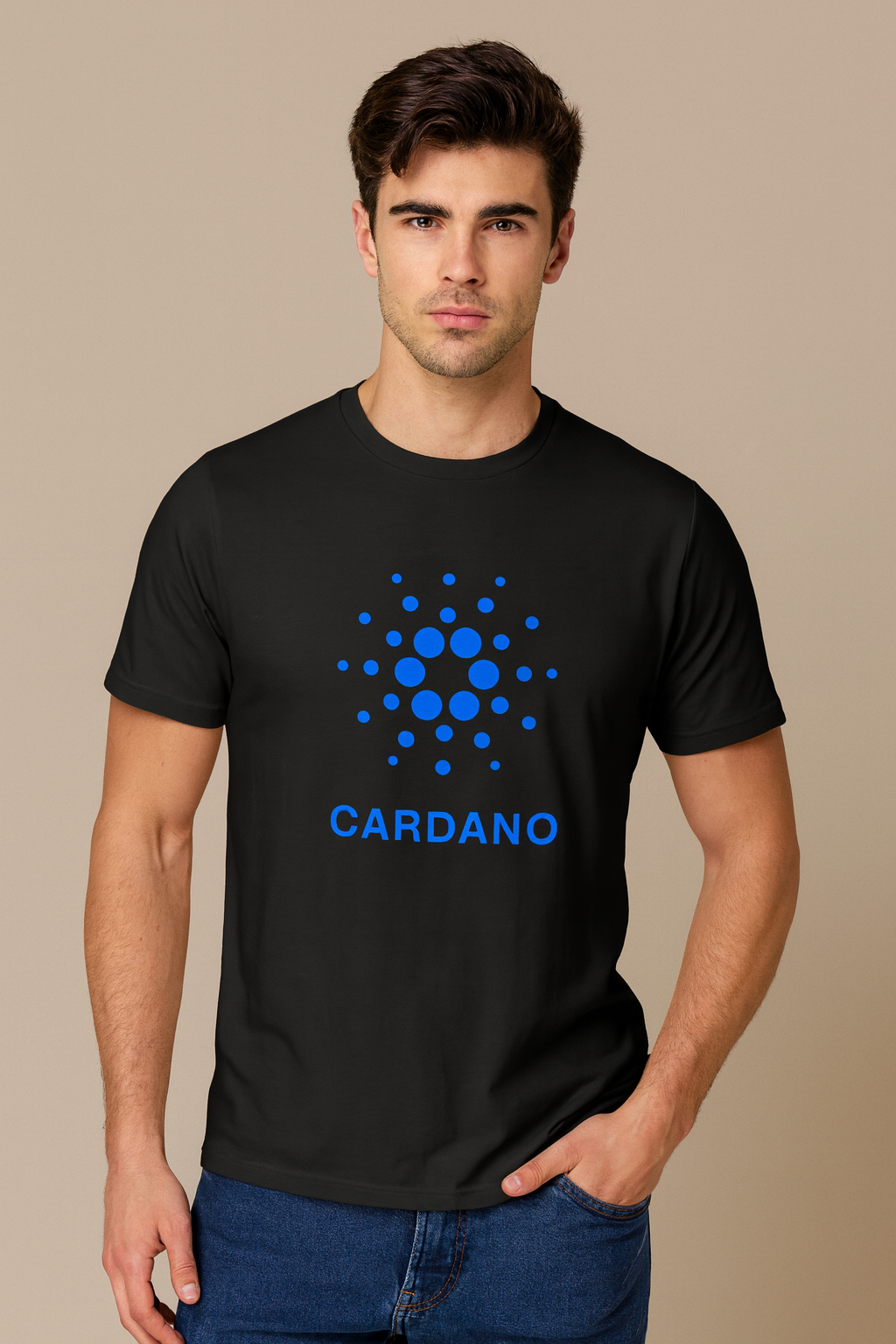 Cardano ADA Crypto T-Shirt  |  Blue Blockchain Logo Tee  |  Crypto Gift for Investors | Traders & Tech Lovers | 6 colors - 100% cotton