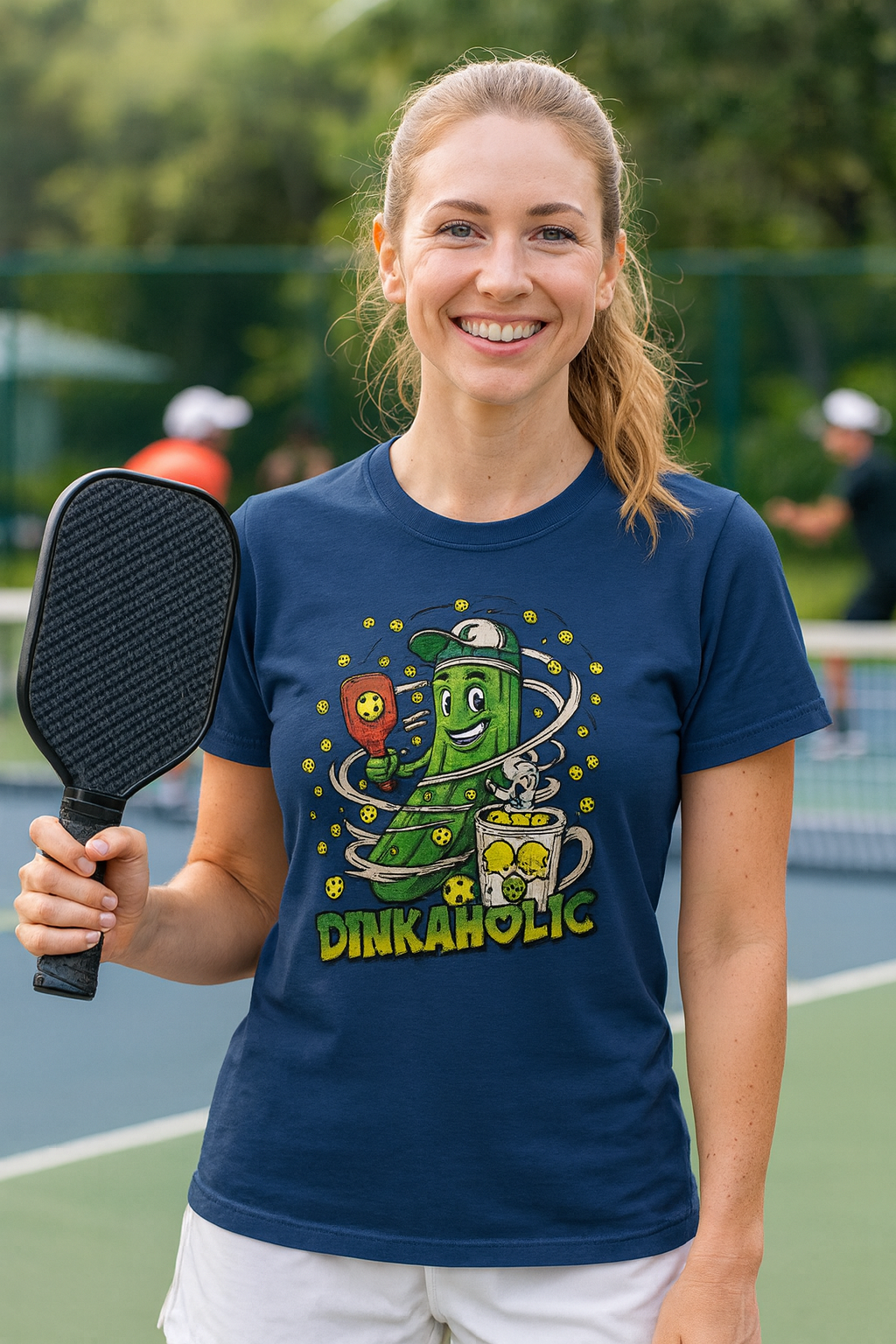 Funny Pickleball Dinkaholic Tee for Serious Dinkers | 7 colors - 100% cotton