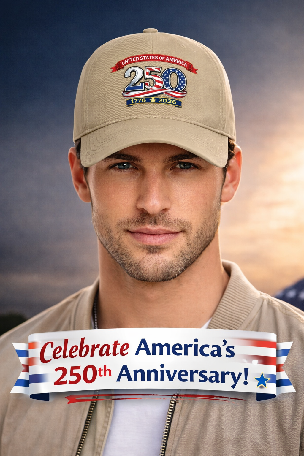 USA 250th Anniversary Hat | Celebrate America 1776-2026 Cap | Patriotic Baseball Hat | July 4th America Gift | 6 colors