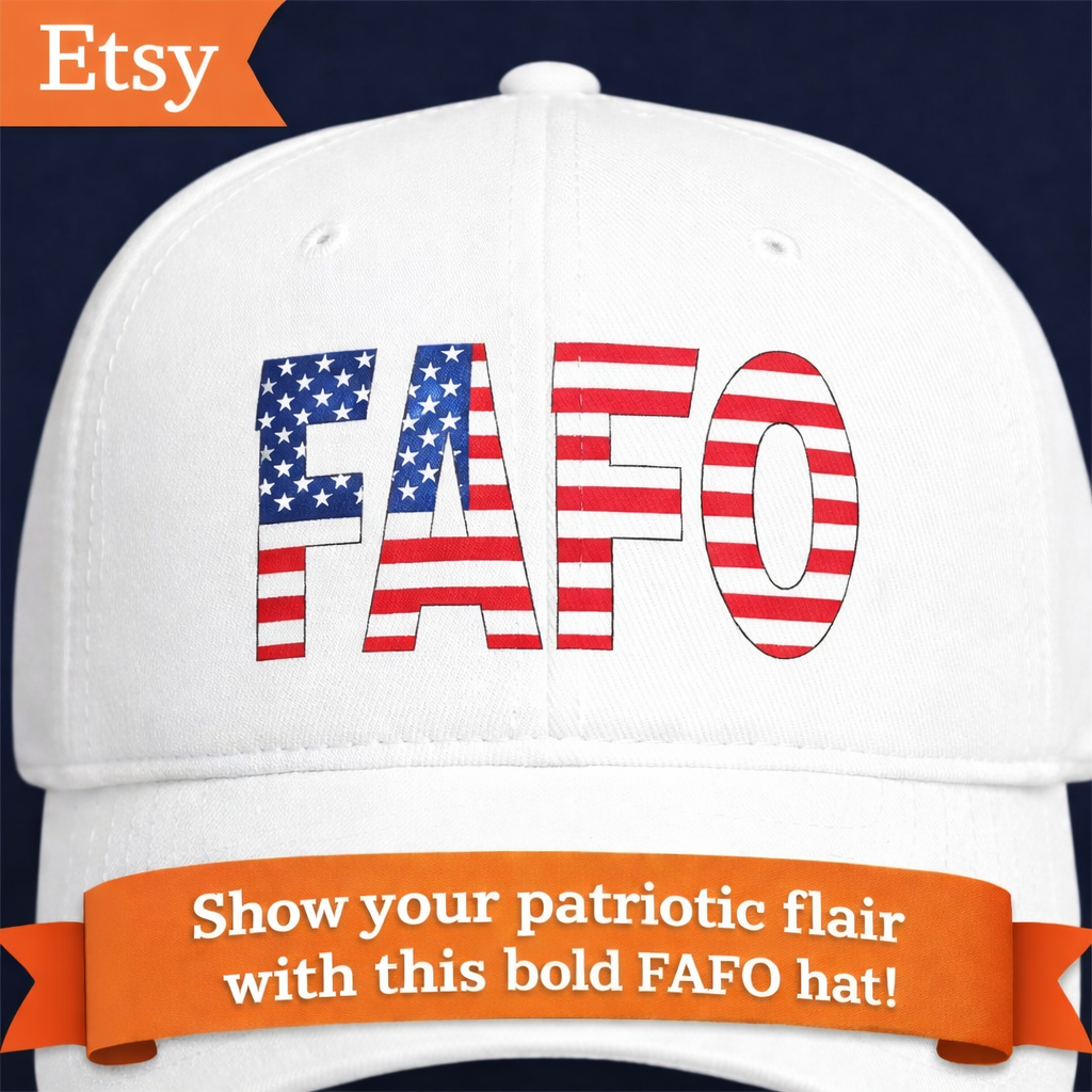 Patriotic FAFO Hat | American Flag Cap | Bold USA Statement Hat | Fourth of July Cap | Gift for Veterans