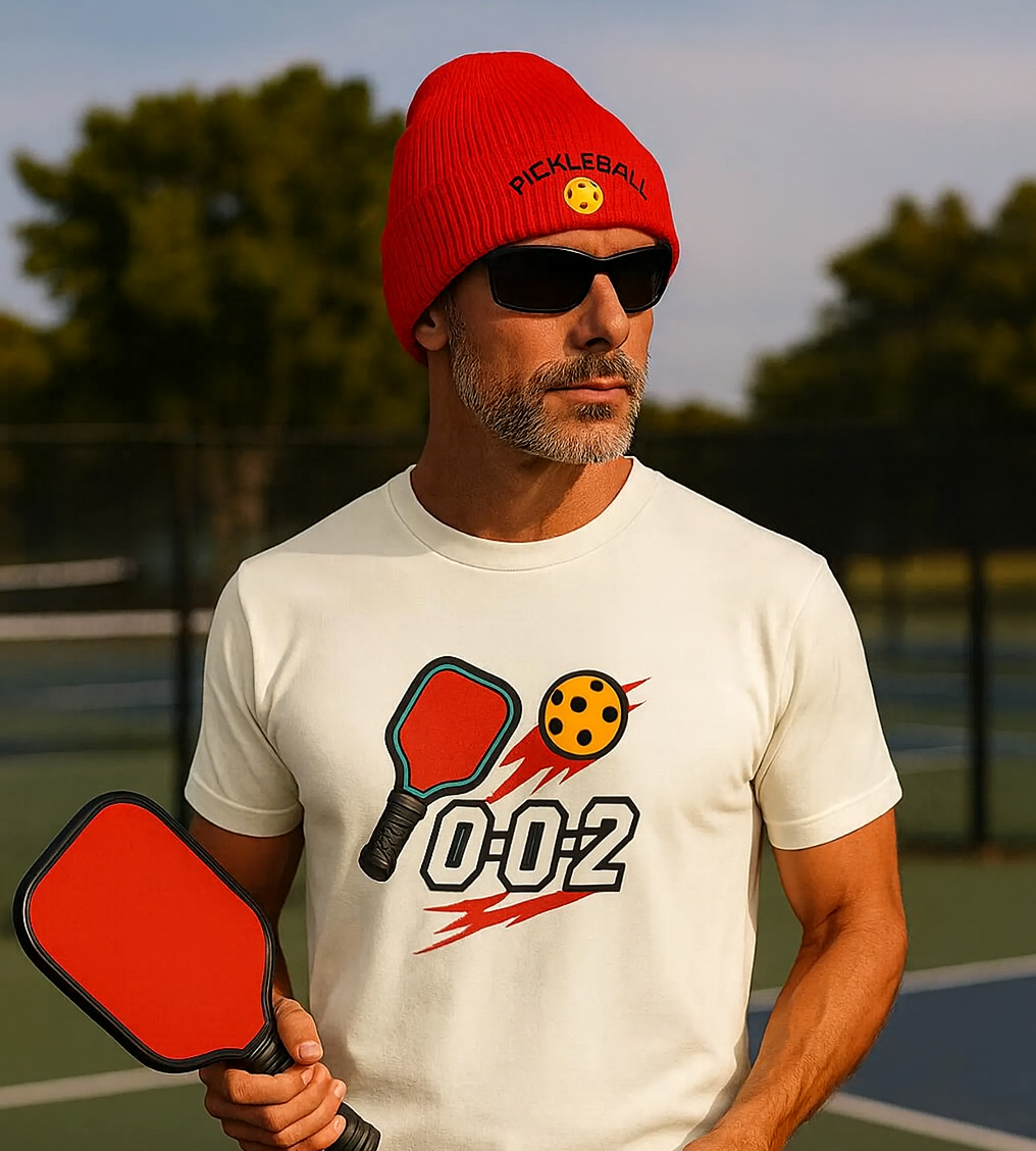 Pickleball Logo Cuff Beanie | Warm Pickleball Hat | 5 colors