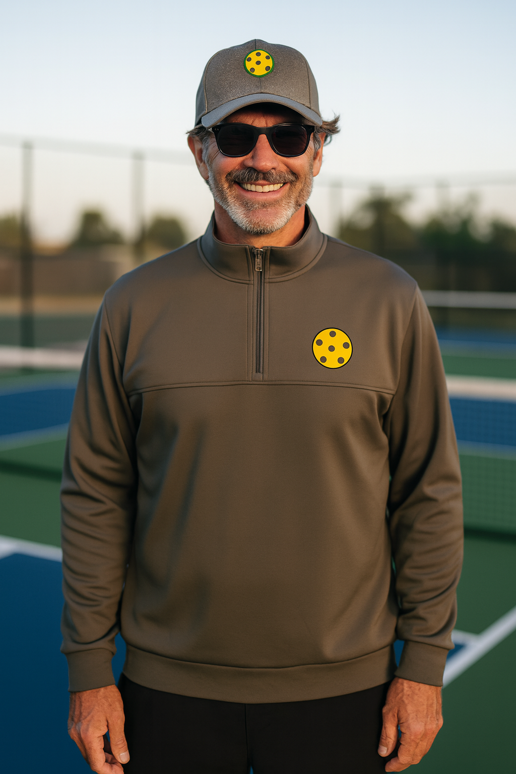 Pickleball Pullover Quarter-zip | Holds Shape while Feeling Soft Against the Skin | 3 colors