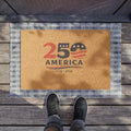 America 250 Doormat | 1776-2026 Patriotic Welcome Mat | USA 250th Anniversary | Independence Mat  | 24" × 16"