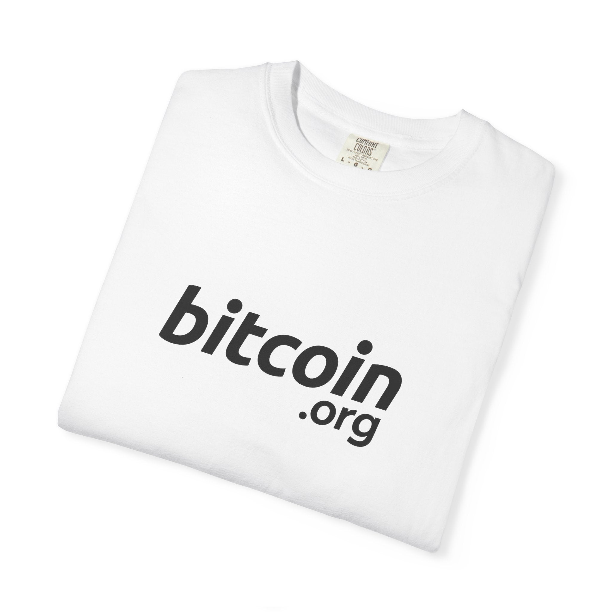 Bitcoin.org Classic Tee | Minimalist Crypto Design for True Believers | 2 colors - 100% cotton