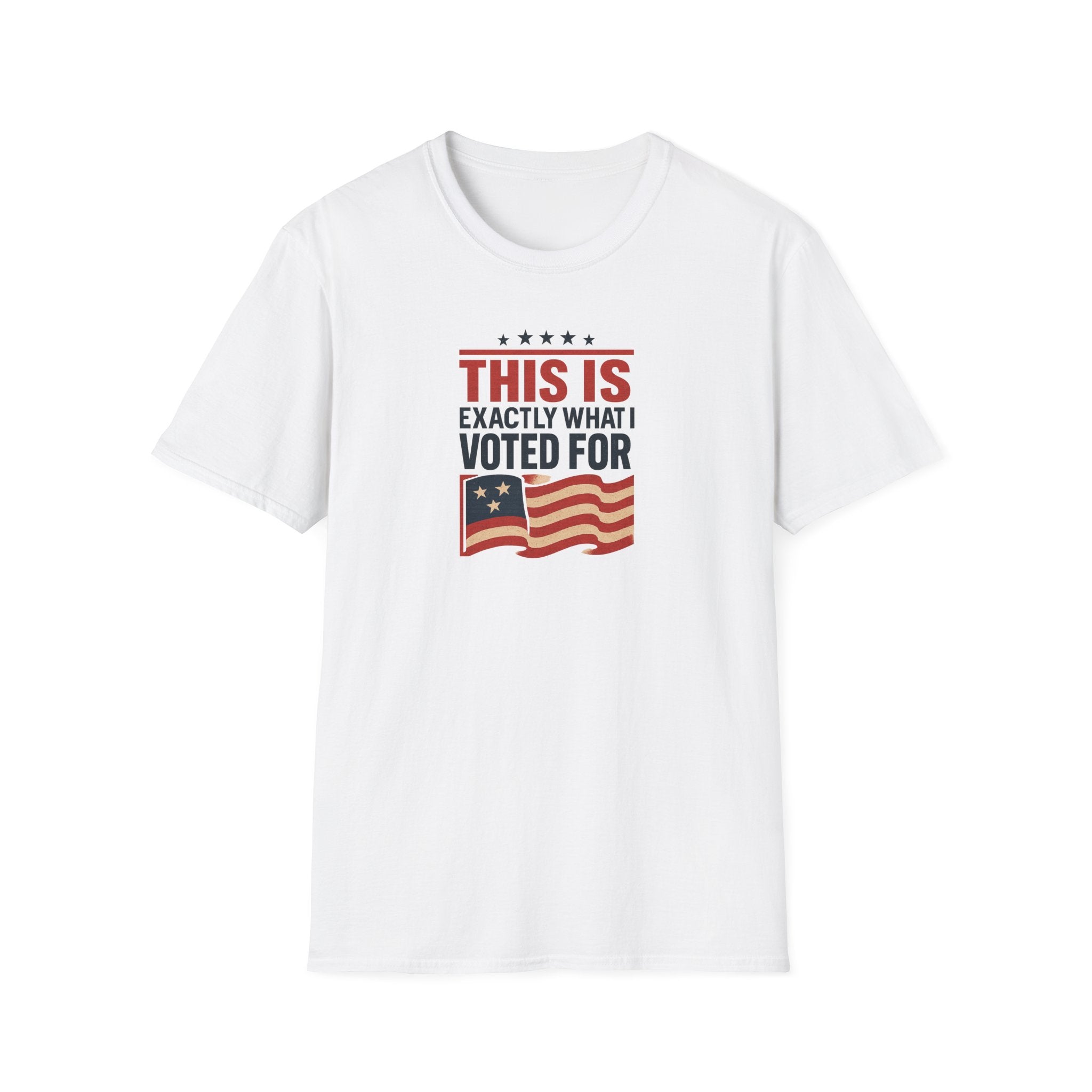 Show Your Voice | American Pride Tee | Patriotic Graphic T-Shirt-Red White & Blue USA Flag | 4 colors - 100% cotton