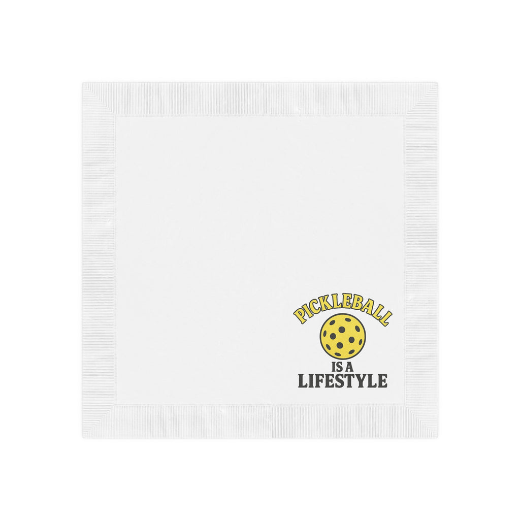 Pickleball Is a Lifestyle Napkins | Pickleball Party Napkins | Pickleball Decor | Pickleball Birthday Party | (50 or 100 Count) 2 sizes