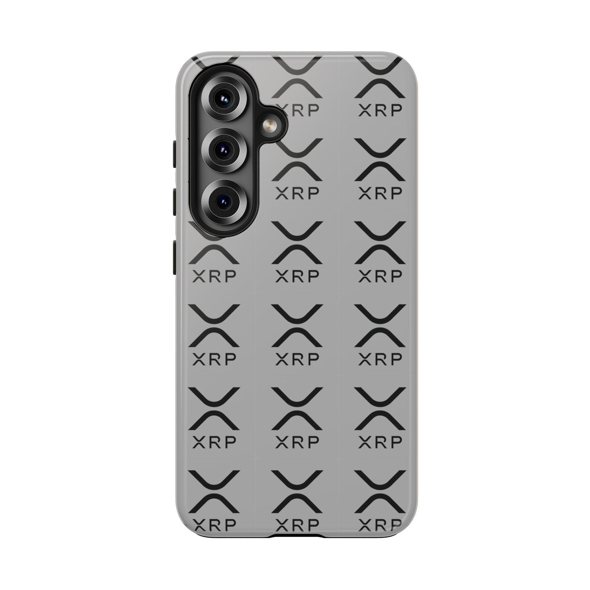 XRP Tough Phone Case | Crypto iPhone Samsung Case | Glossy Protective Phone Cover | Modern Ripple Pattern Case