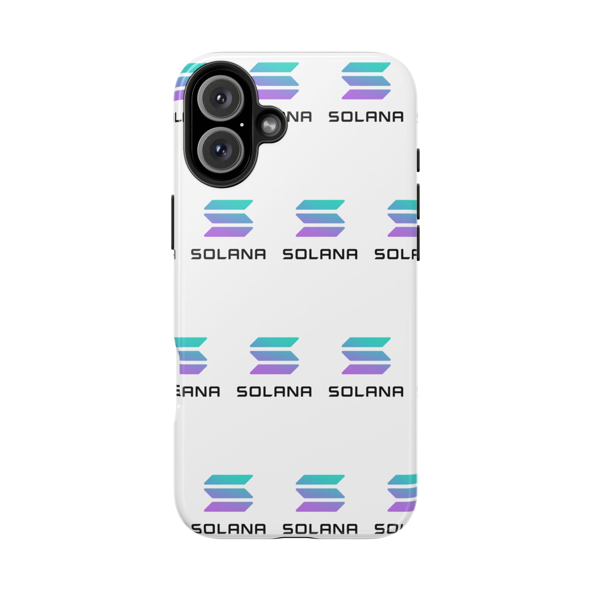 Solana Tough Phone Case | Crypto Phone Case | iPhone and Samsung Case | Glossy Protective Cover | SOL Phone Case