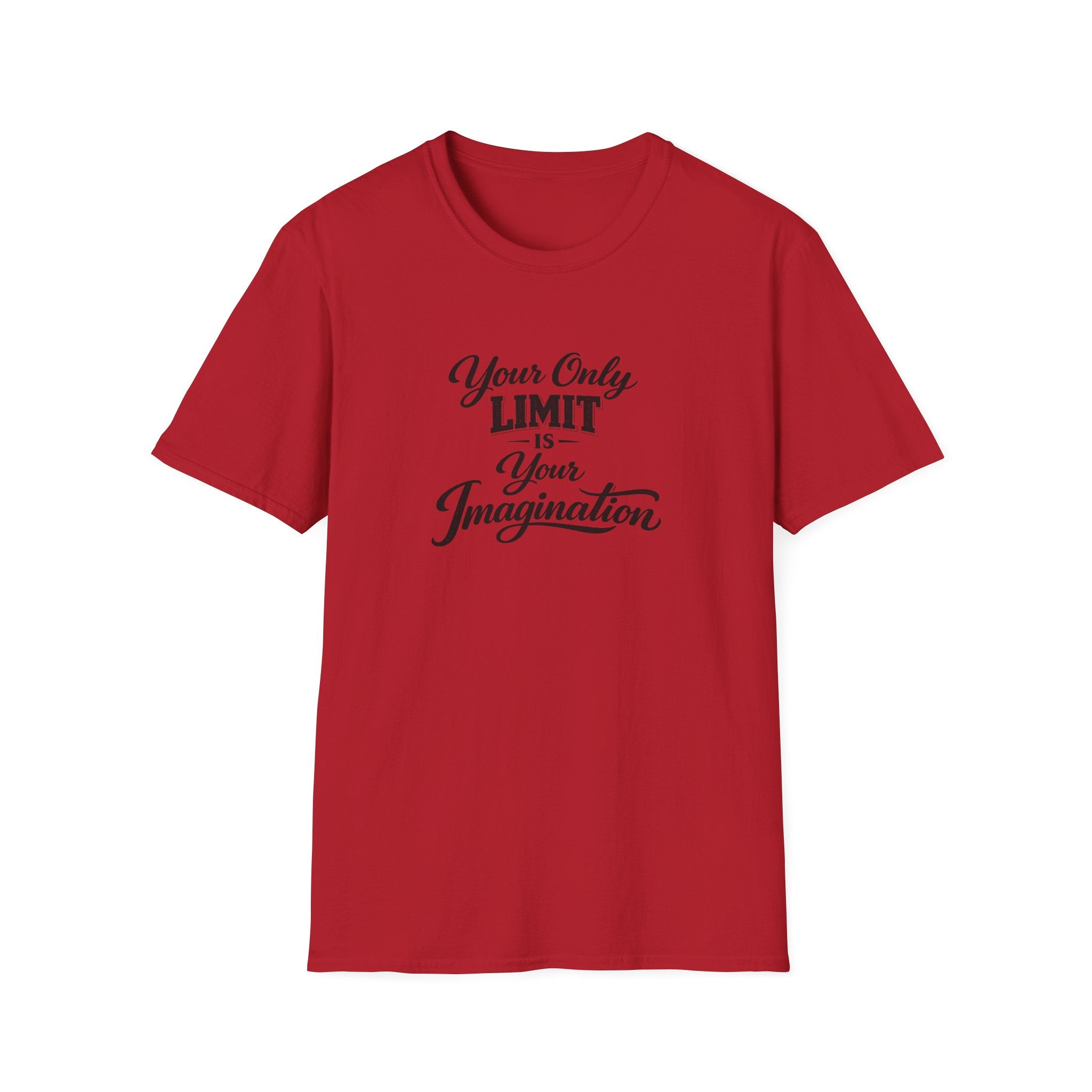 Your Only Limit Is Your Imagination | Motivational Quote T-Shirt | Inspirational Typography Tee | 7 colors - 100% cotton