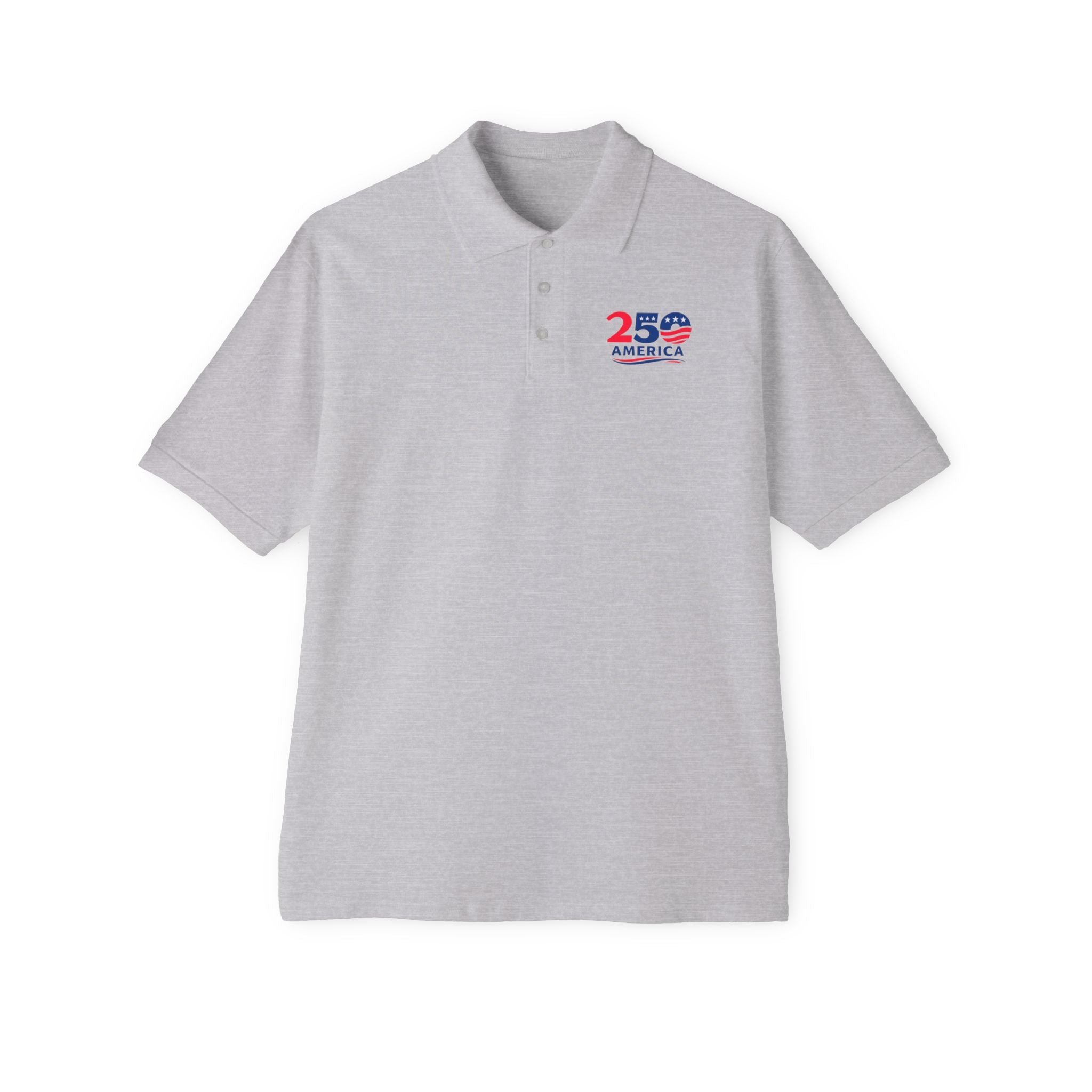 America 250 Polo Shirt | Patriotic USA 1776-2026 Celebration Shirt | Independence Anniversary Gift for Men | 2 colors - 100% cotton