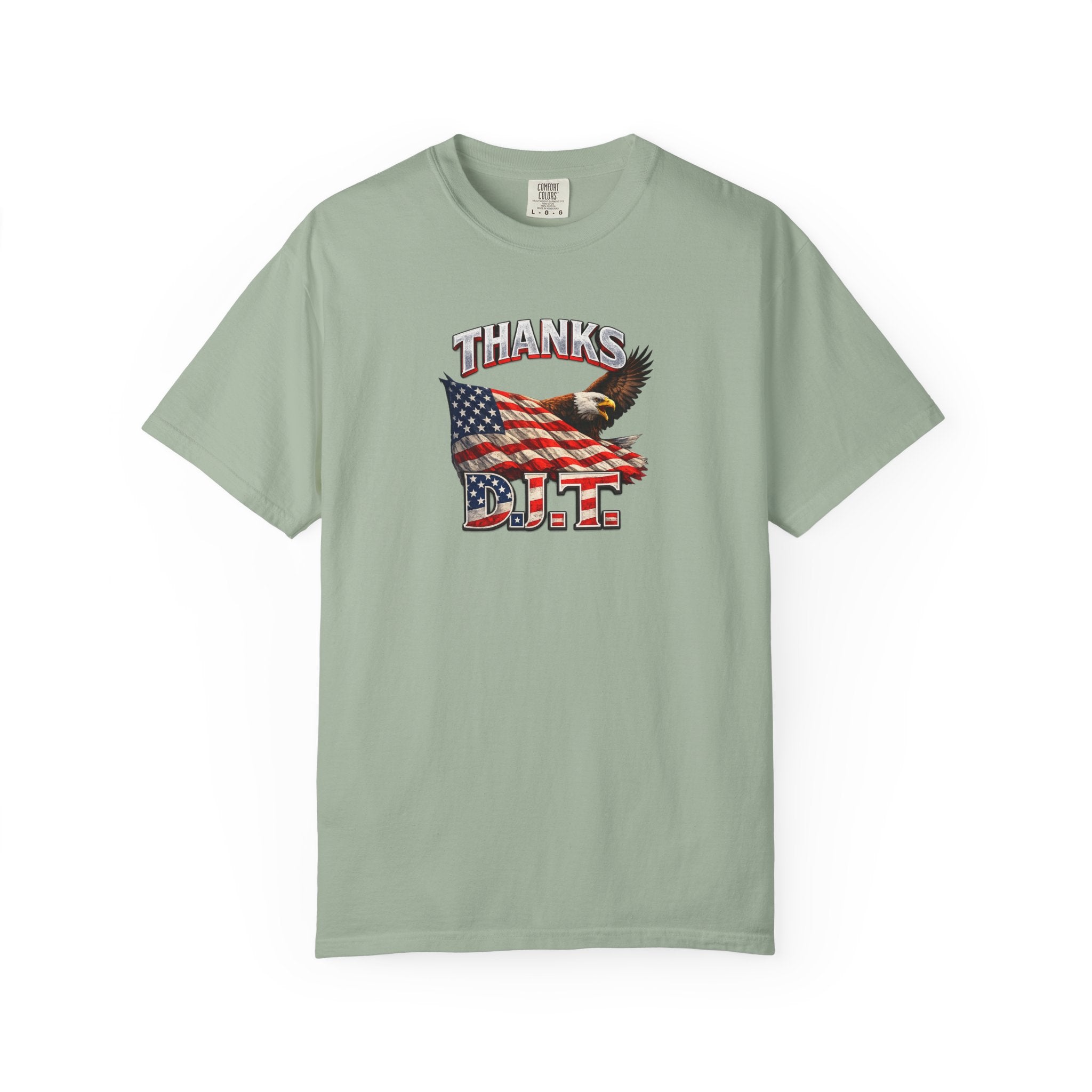 Thanks D.J.T. Tee | USA Pride Graphic TShirt | Freedom Lover Gift | Patriotic Apparel | 7 colors - 100% cotton