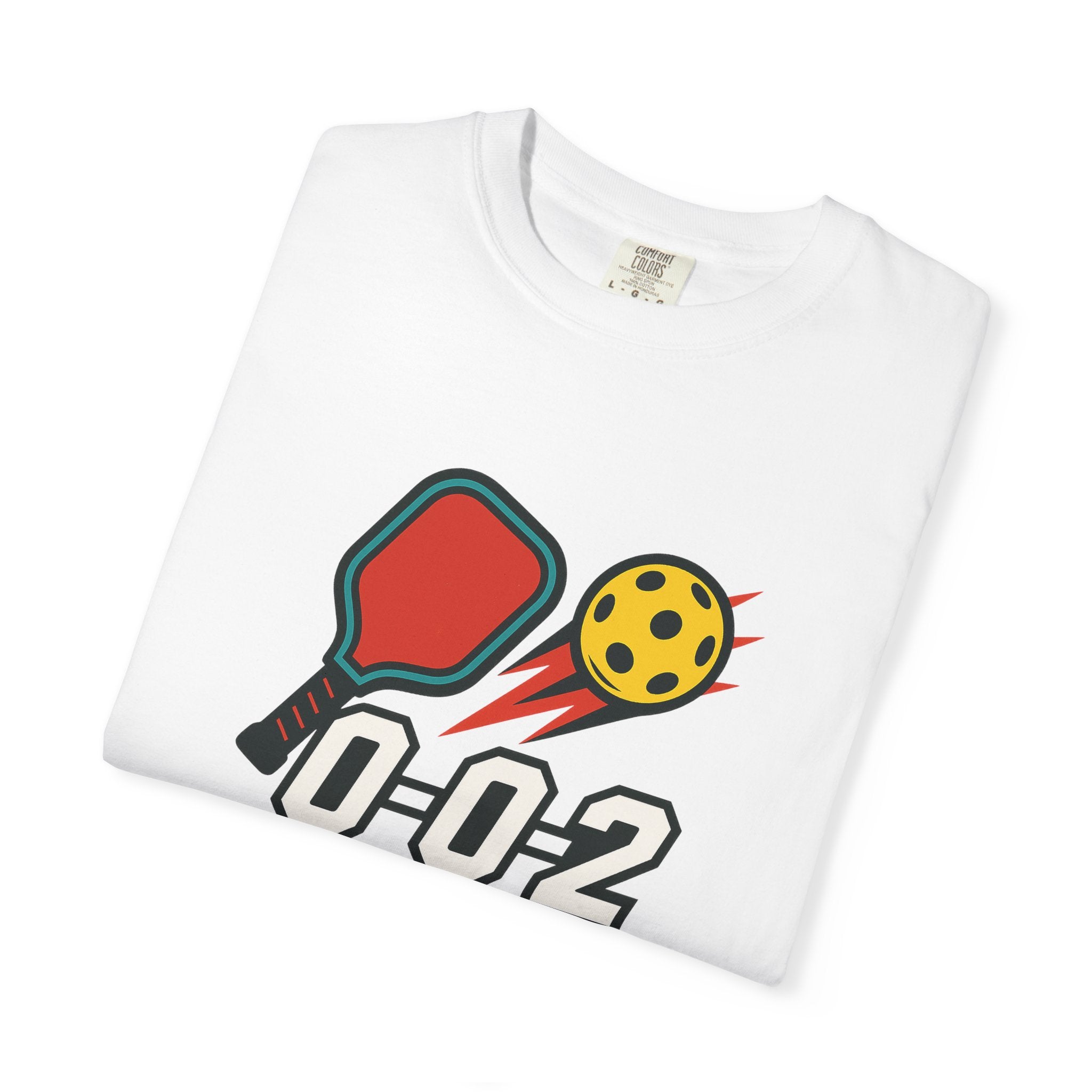 Pickleball 0-0-2 Power Serve Tee | Soft Garment-Dyed Pickleball T-shirt | 6 colors - 100% cotton