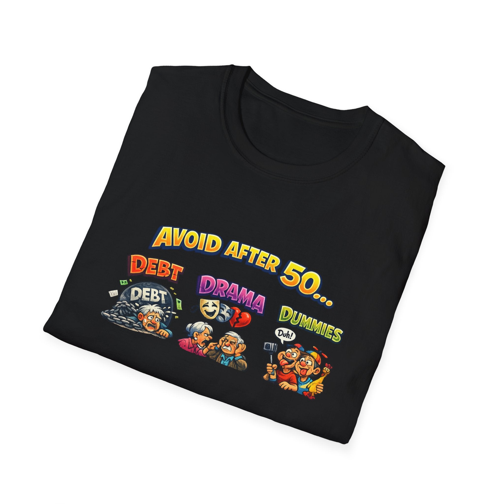 Avoid After 50 Funny T-Shirt | Birthday Gift for Men & Women Over 50 | Sarcastic Aging Tee | 8 colors -100% cotton