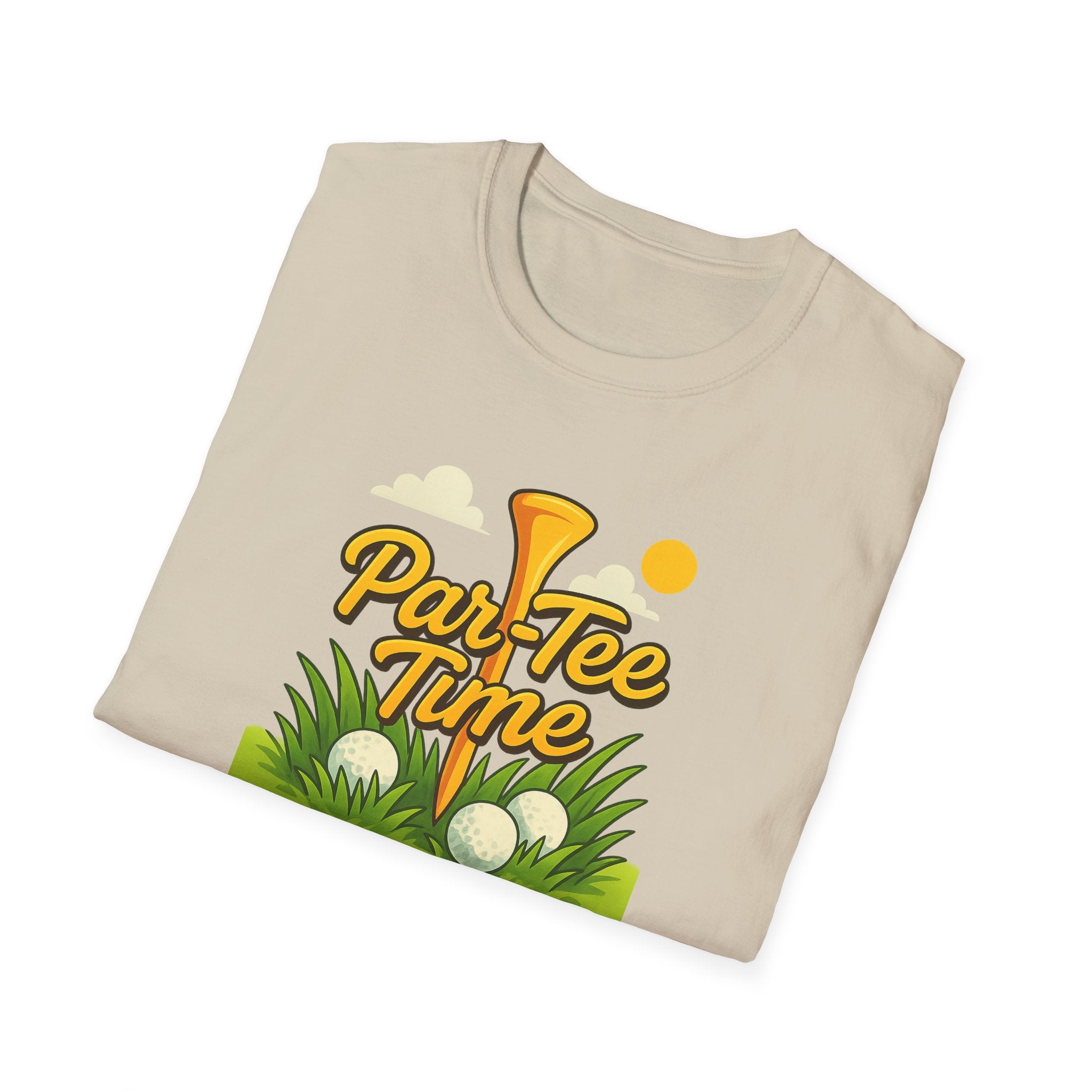 Funny Golf T-Shirt Par-Tee Time |  Golfing Shirt | Golf Gift for Dad | 7 colors - 100% cotton
