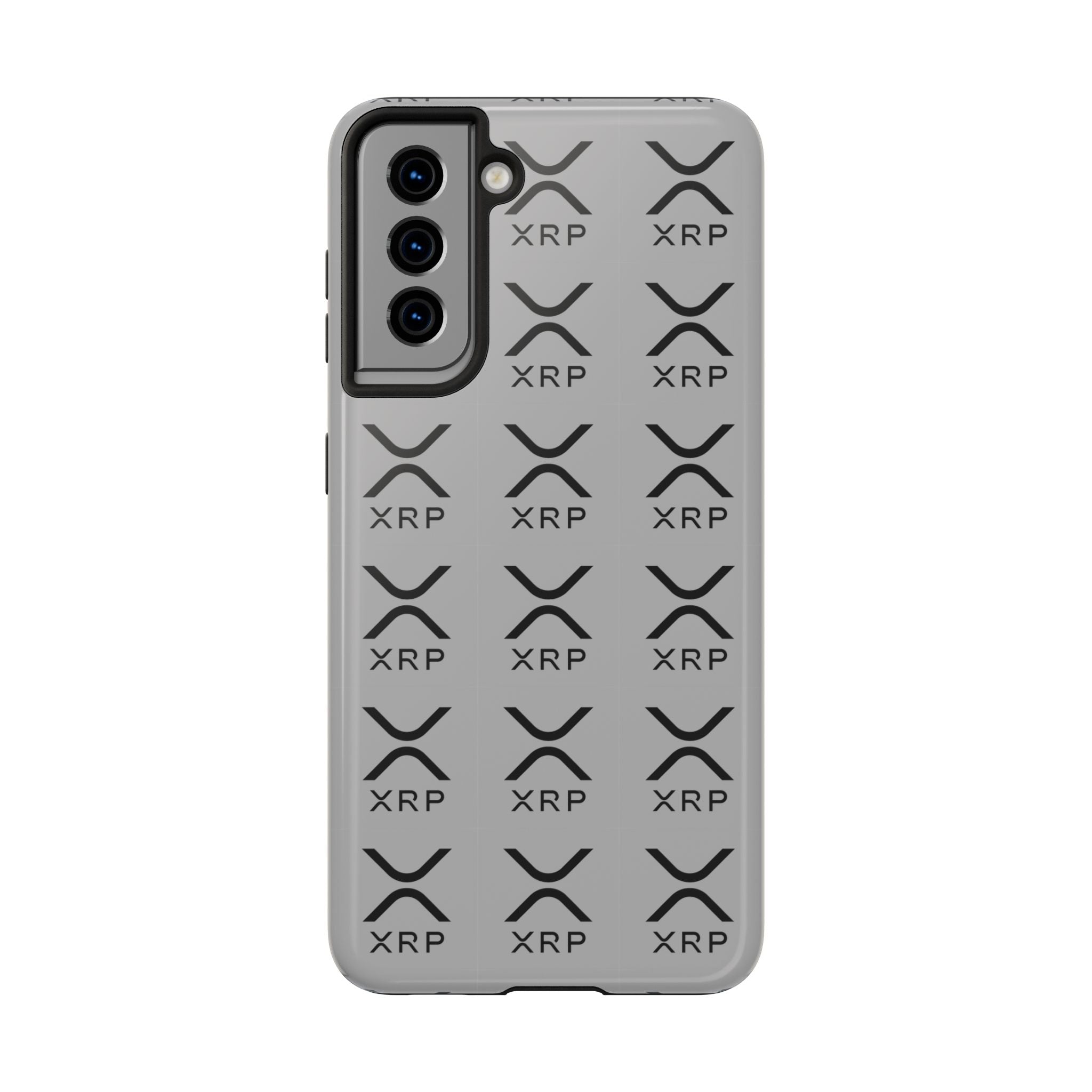 XRP Tough Phone Case | Crypto iPhone Samsung Case | Glossy Protective Phone Cover | Modern Ripple Pattern Case