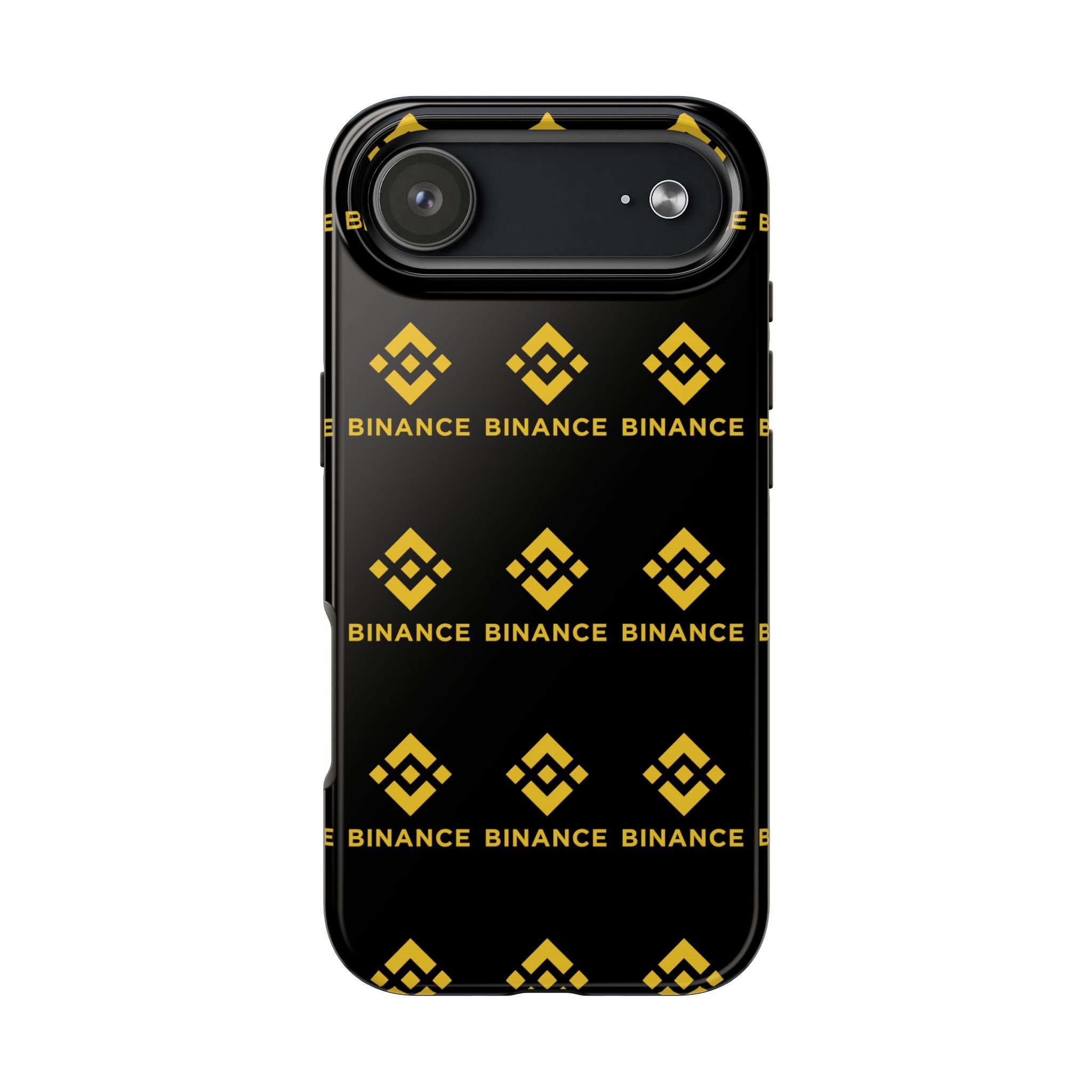 Binance Tough Phone Case | BNB Crypto Phone Case | iPhone and Samsung Case | Glossy Protective Cover | Binance Logo Case