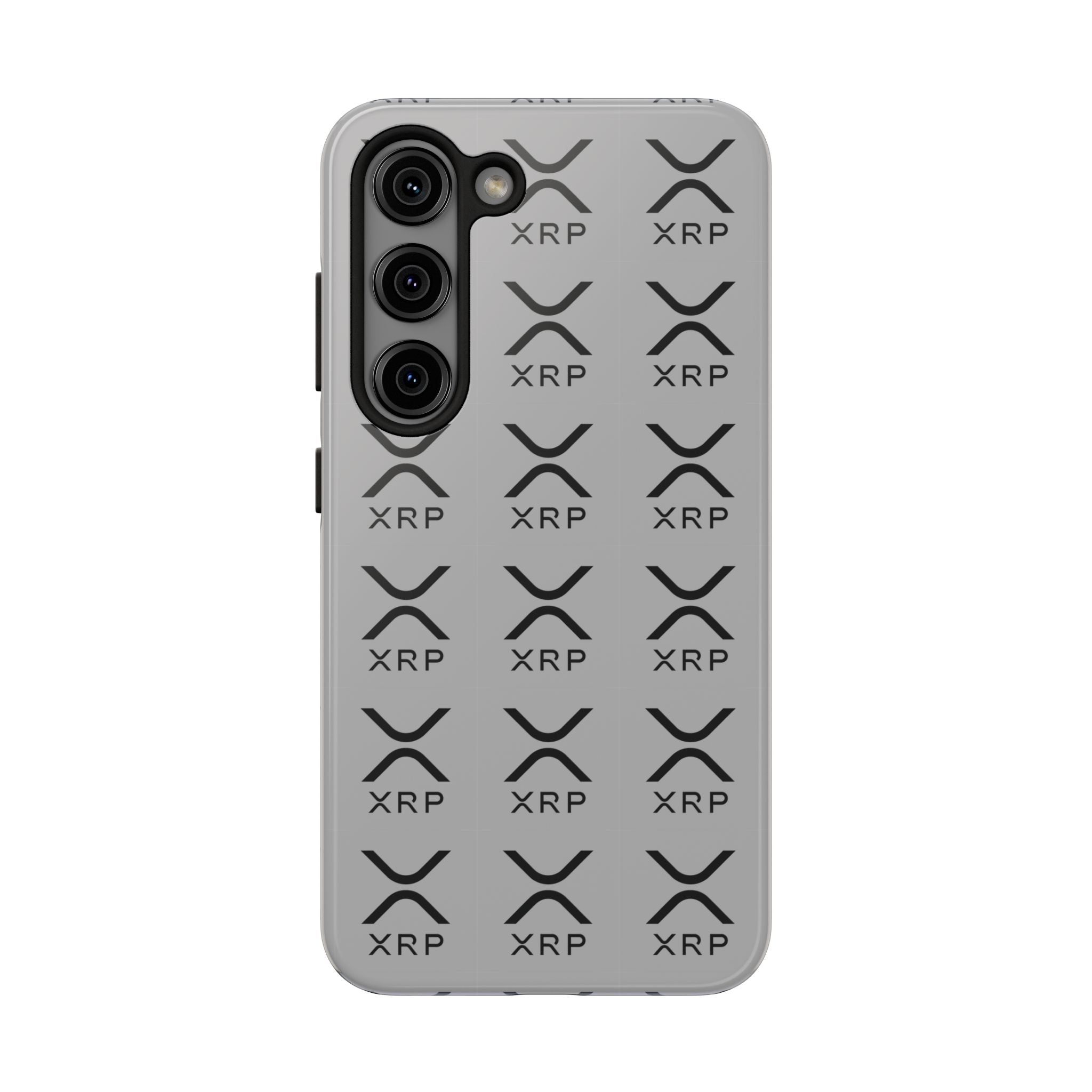 XRP Tough Phone Case | Crypto iPhone Samsung Case | Glossy Protective Phone Cover | Modern Ripple Pattern Case