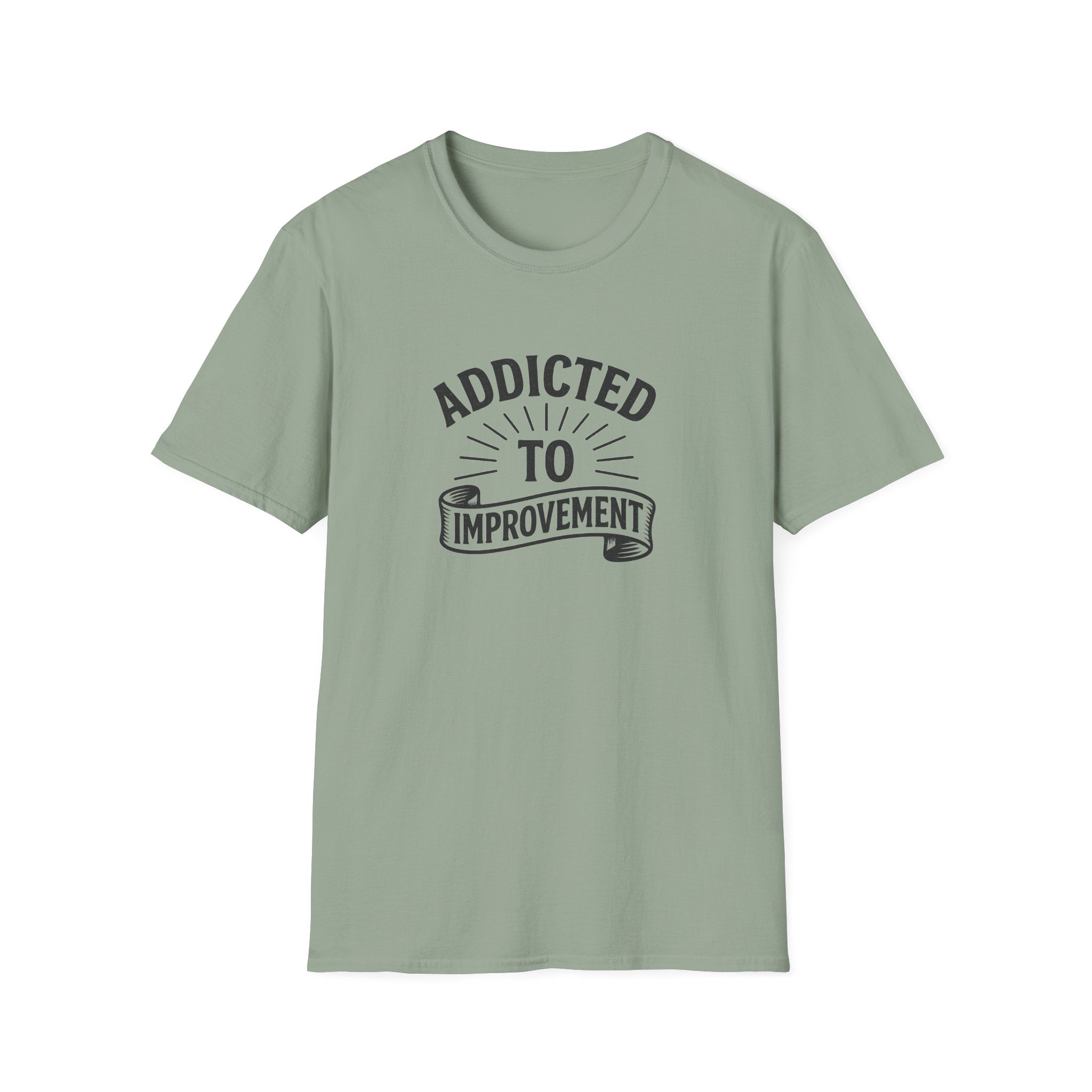 Always Leveling Up Motivational T-Shirt | Addicted to Improvement Tee | Positive Mindset Clothing for Men & Women | 8 colors - 100% cotton