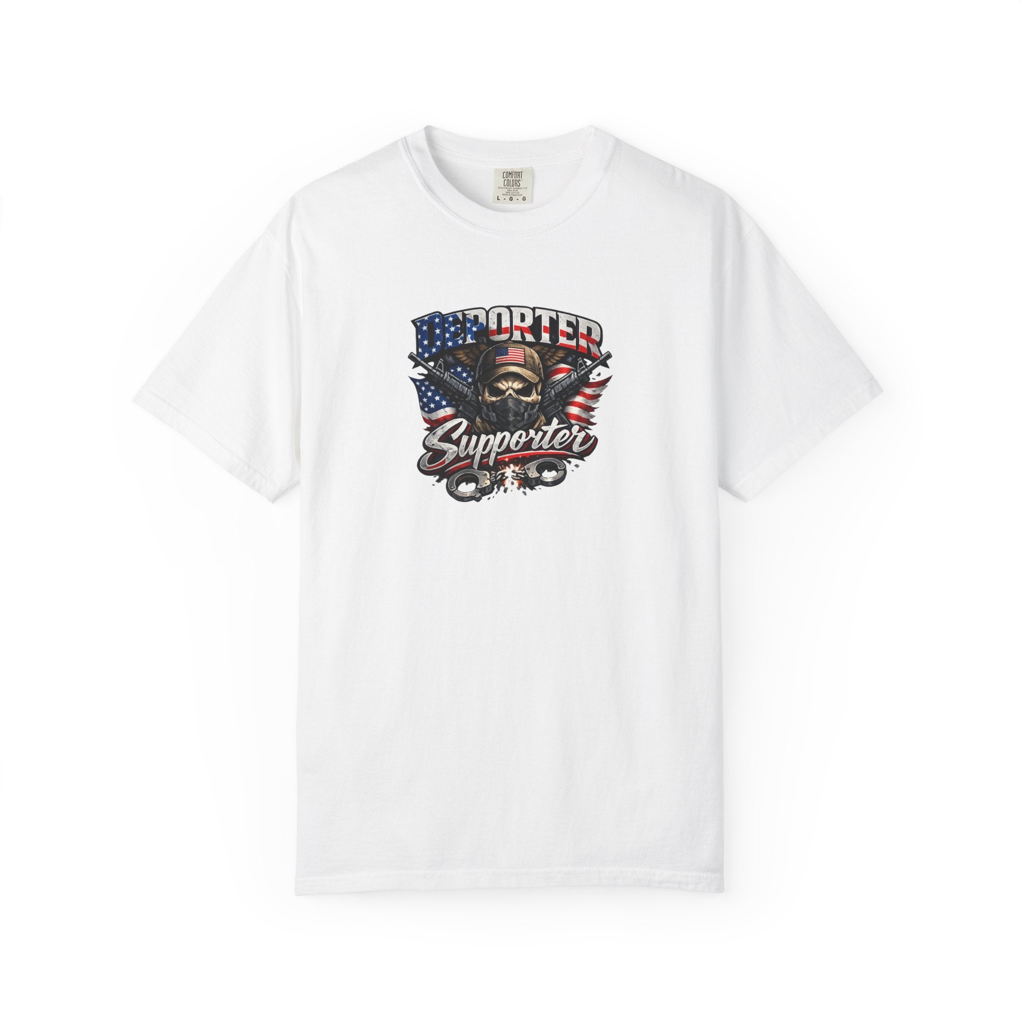 Deporter Supporter TShirt | Patriotic Statement Tee | American Pride Graphic Shirt | Freedom & Border Security Tee | 9 colors - 100% cotton