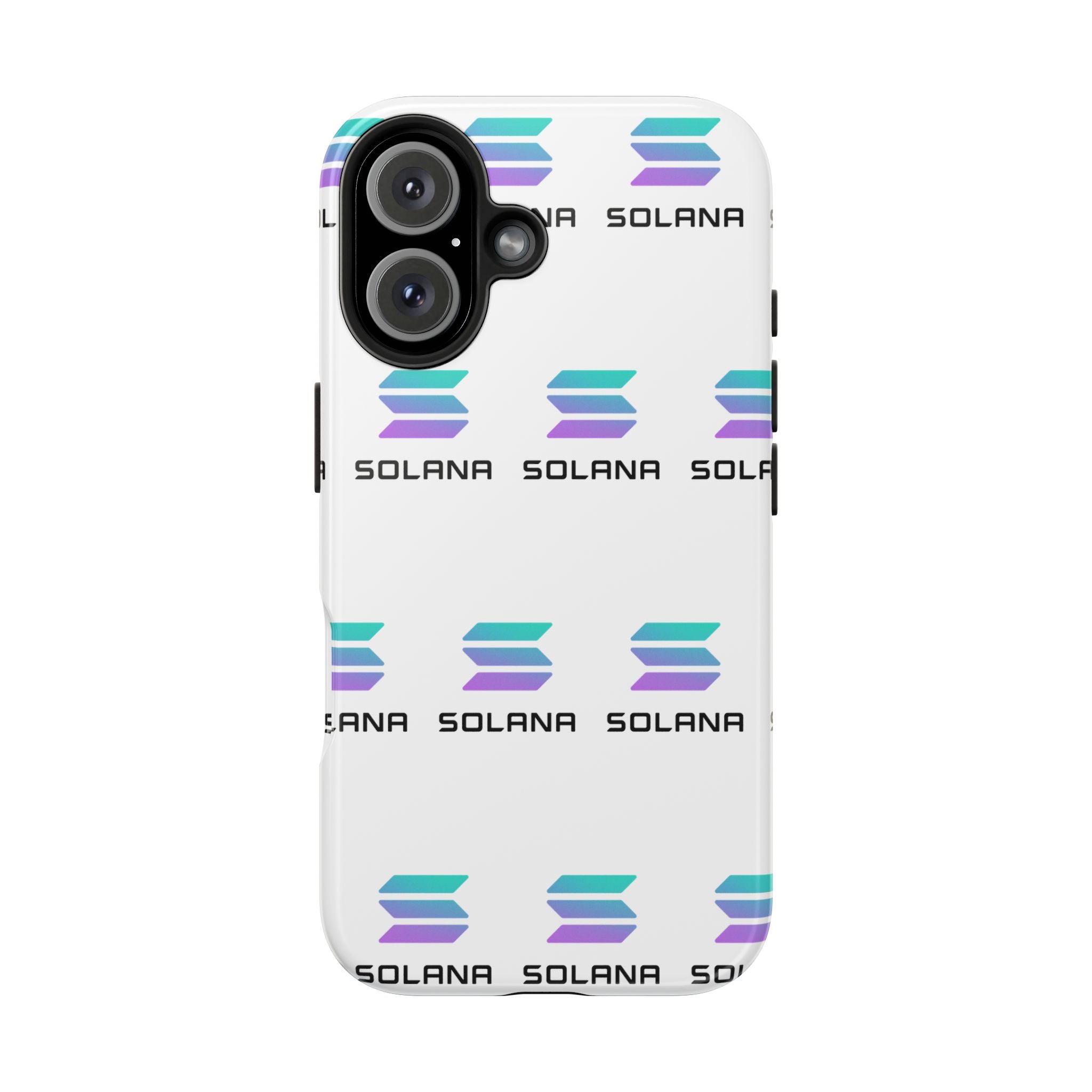 Solana Tough Phone Case | Crypto Phone Case | iPhone and Samsung Case | Glossy Protective Cover | SOL Phone Case