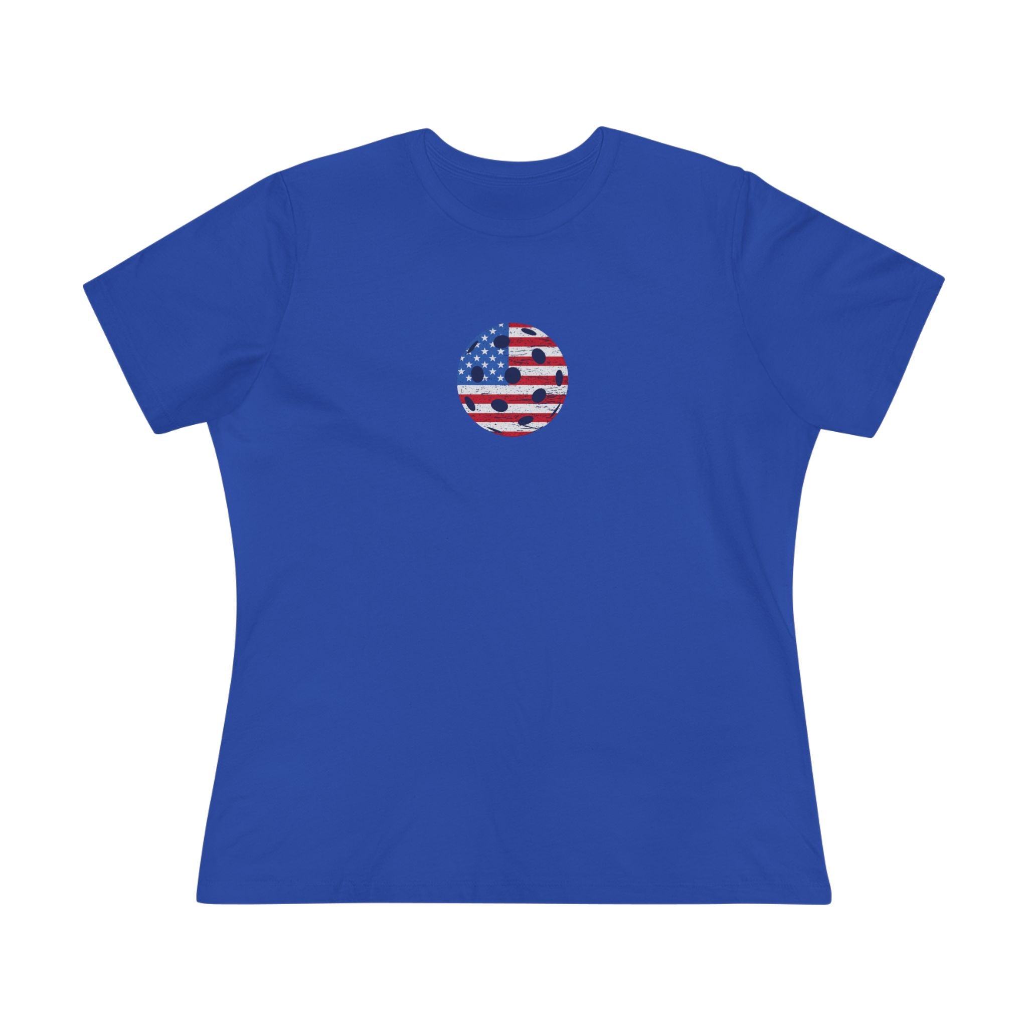 Women's Pickleball Tee | Patriotic Pickleball Shirt | Pickleball Lover Gift | Court Sport Women Shirt | 5 colors - 100% cotton