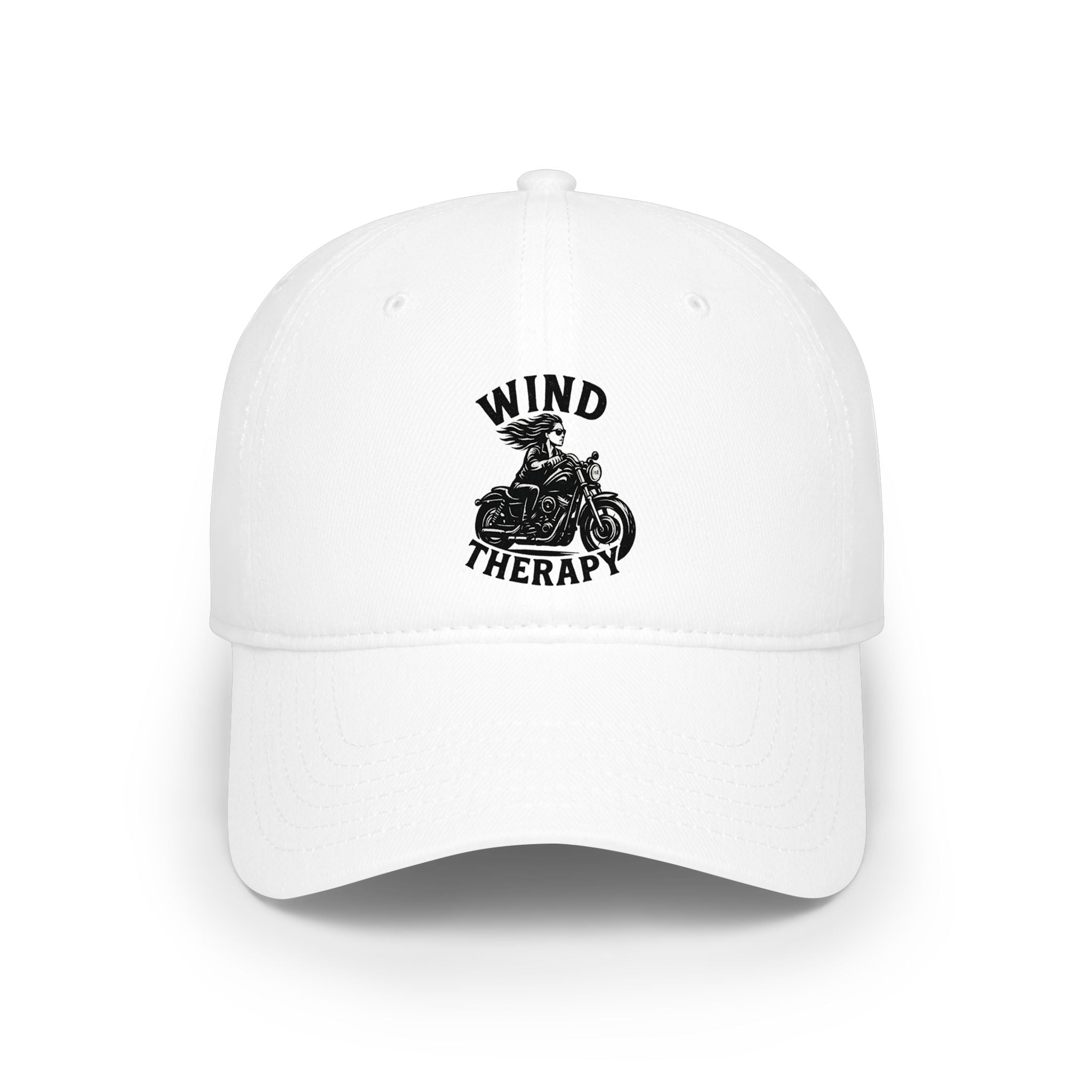 Wind Therapy Hat | Harley Motorcycle Rider Cap | Harley Davidson inspired Biker Hat Gift | Motorcycle Lover Hat | 4 colors