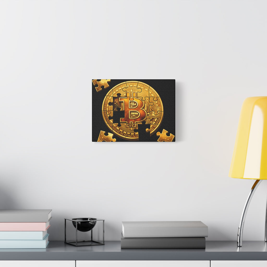 Bitcoin Artwork Puzzle Canvas 12 x 9