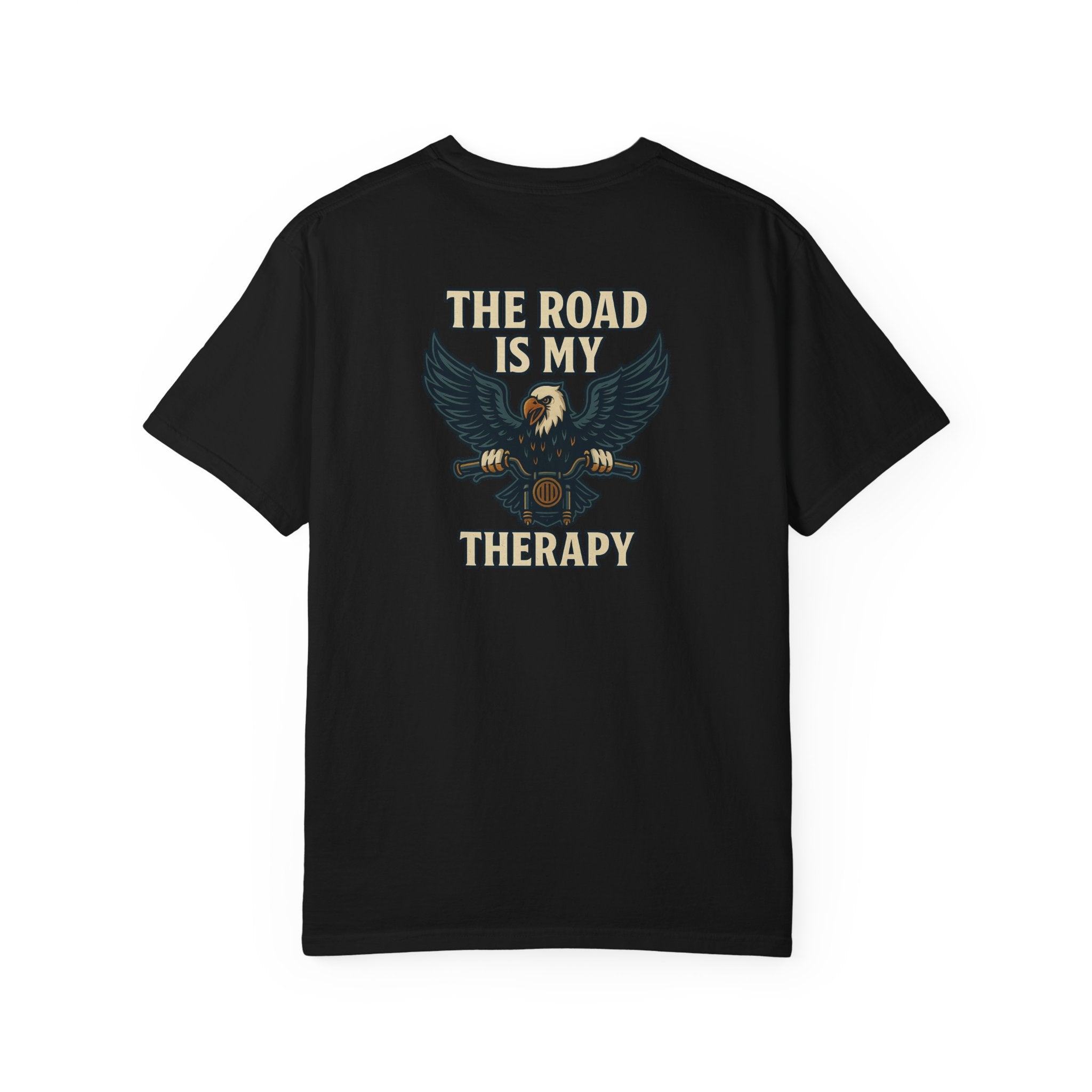 The Road is my Therapy T-shirt | Harley Motorcycle Rider Tee | 7 colors - 100% cotton