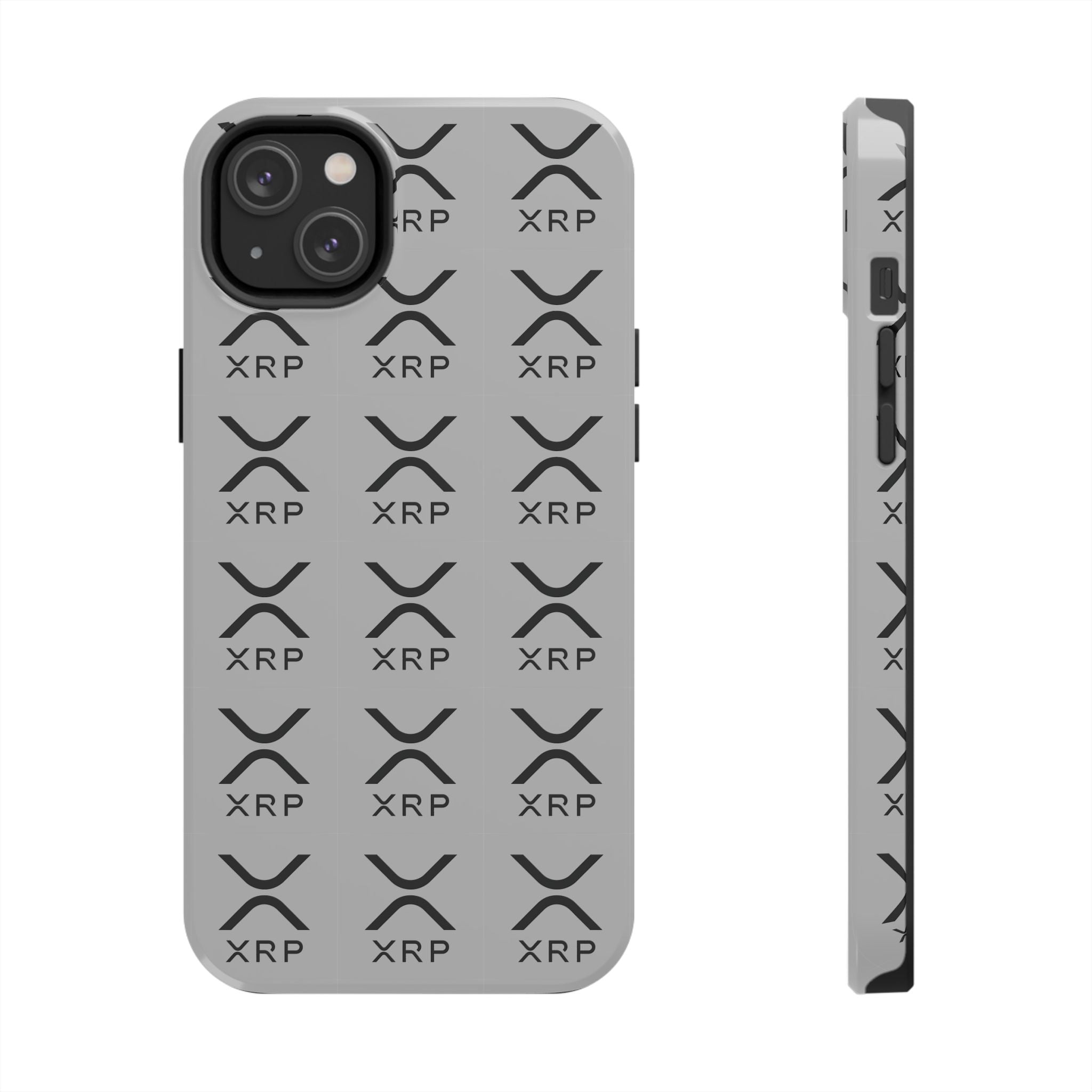 XRP Tough Phone Case | Crypto iPhone Samsung Case | Glossy Protective Phone Cover | Modern Ripple Pattern Case