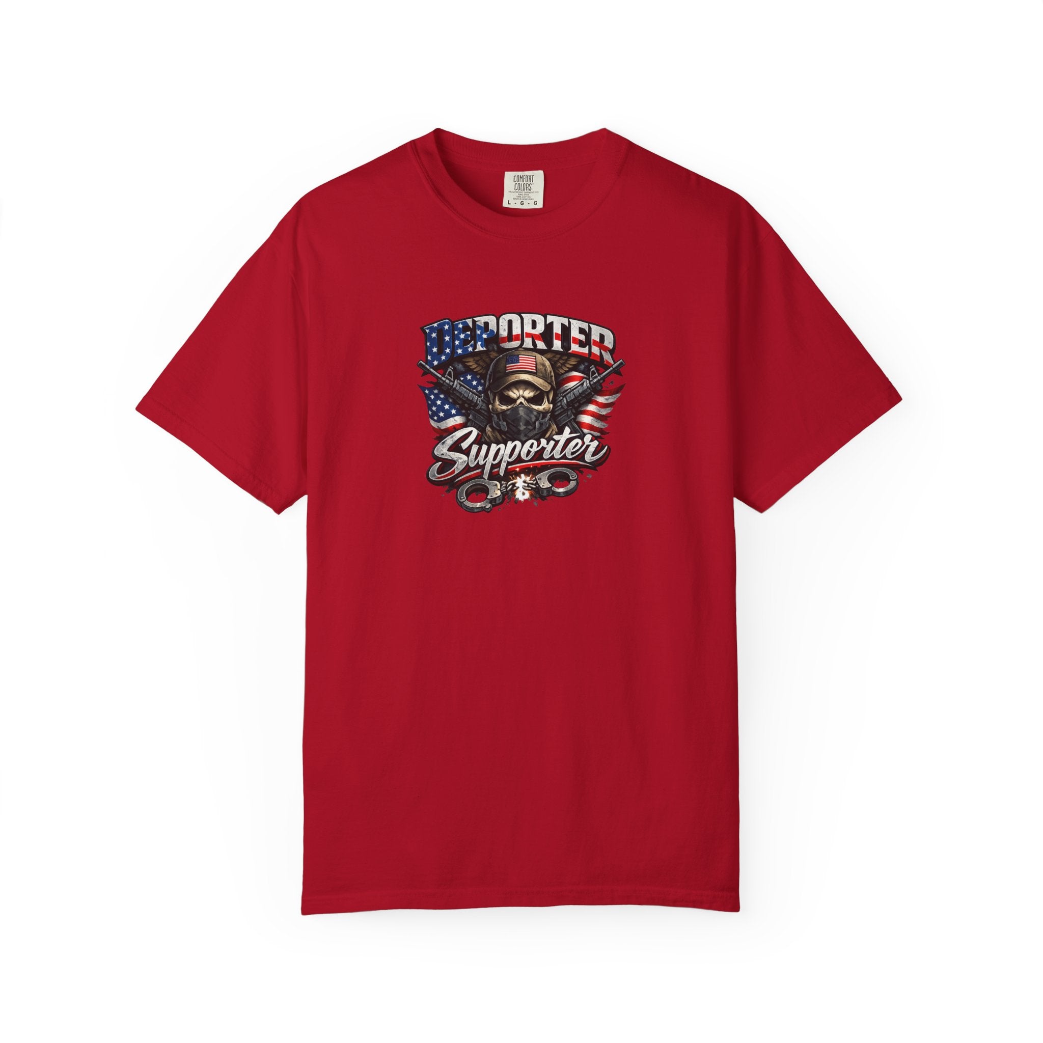 Deporter Supporter TShirt | Patriotic Statement Tee | American Pride Graphic Shirt | Freedom & Border Security Tee | 9 colors - 100% cotton